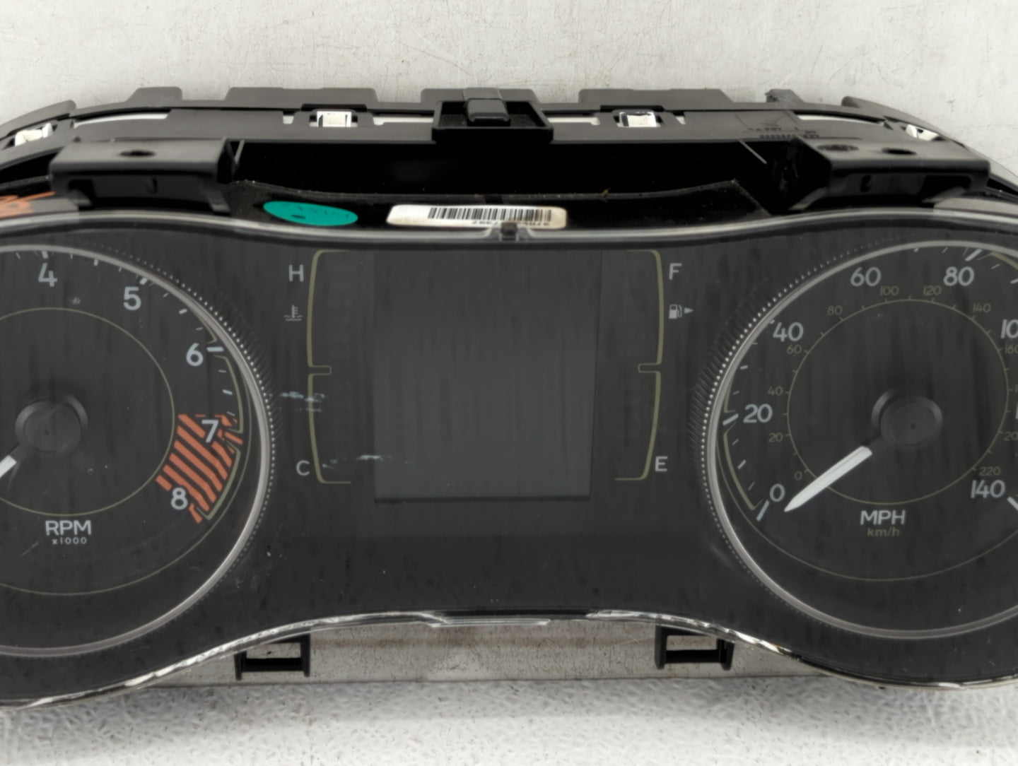 2014 Jeep Cherokee Instrument Cluster Speedometer Gauges P/N:P68105888AH P68105889AH, P68105888AG Fits OEM Used Auto Parts -