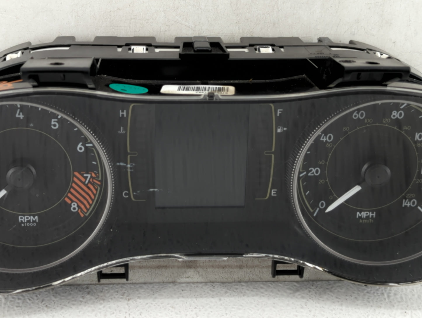 2014 Jeep Cherokee Instrument Cluster Speedometer Gauges P/N:P68105888AH P68105889AH, P68105888AG Fits OEM Used Auto Parts -