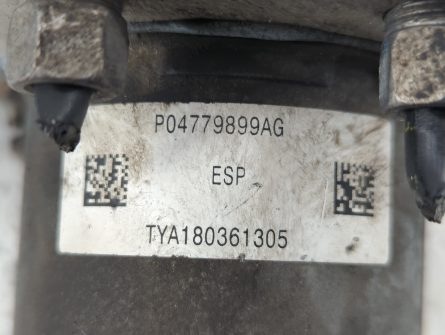 2014 Jeep Cherokee ABS Pump Control Module Replacement P/N:P04779899AG P04779899AI, P04779899AF, 04779899AG Fits OEM Used Au