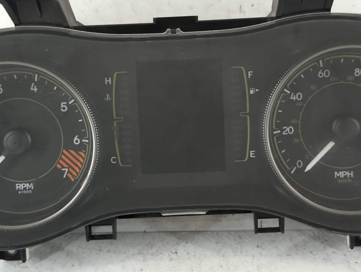 2014 Jeep Cherokee Instrument Cluster Speedometer Gauges P/N:P56054651AG Fits OEM Used Auto Parts - Oemusedautoparts1.com