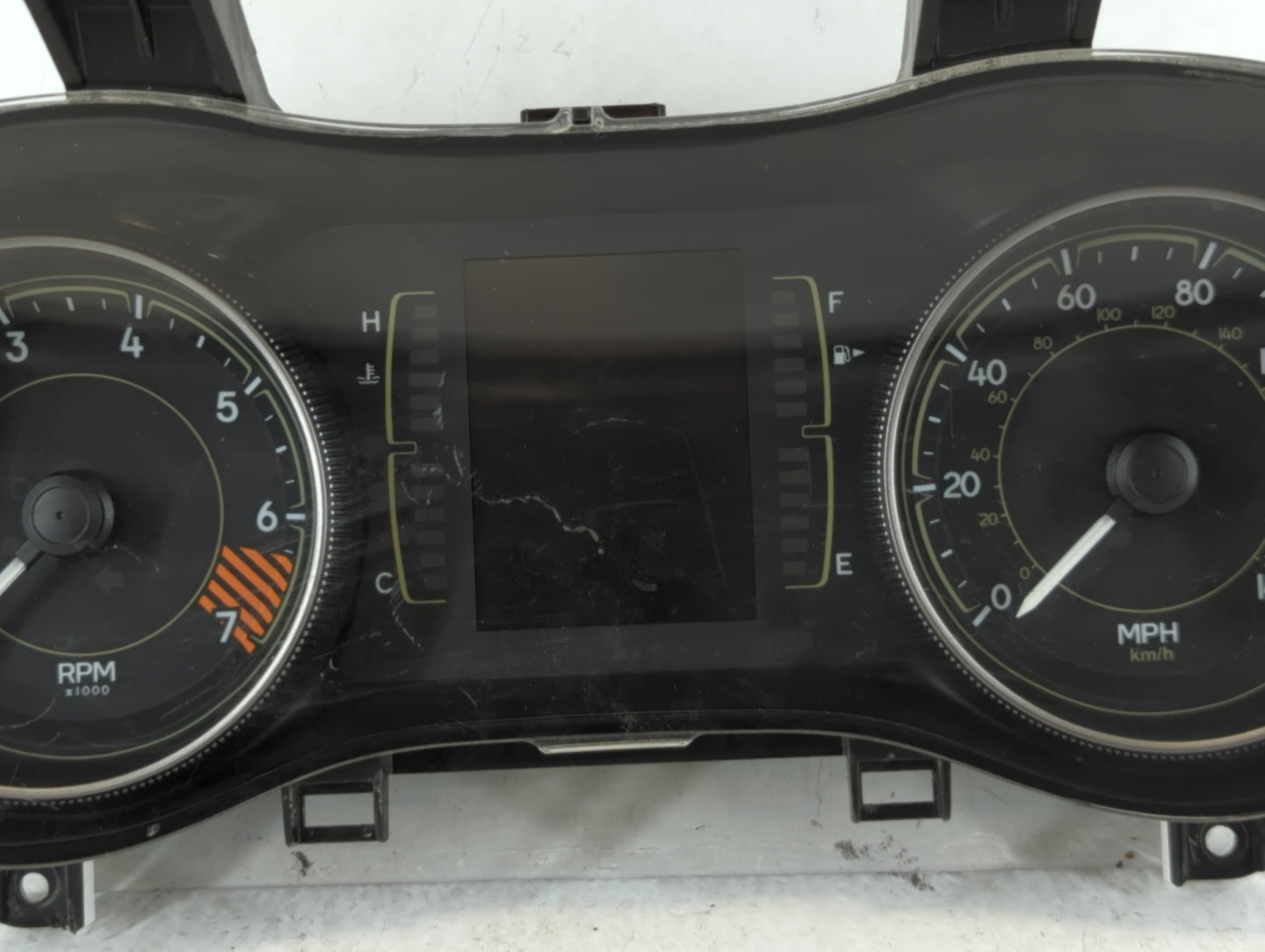 2014 Jeep Cherokee Instrument Cluster Speedometer Gauges P/N:P56054651AD Fits OEM Used Auto Parts - Oemusedautoparts1.com