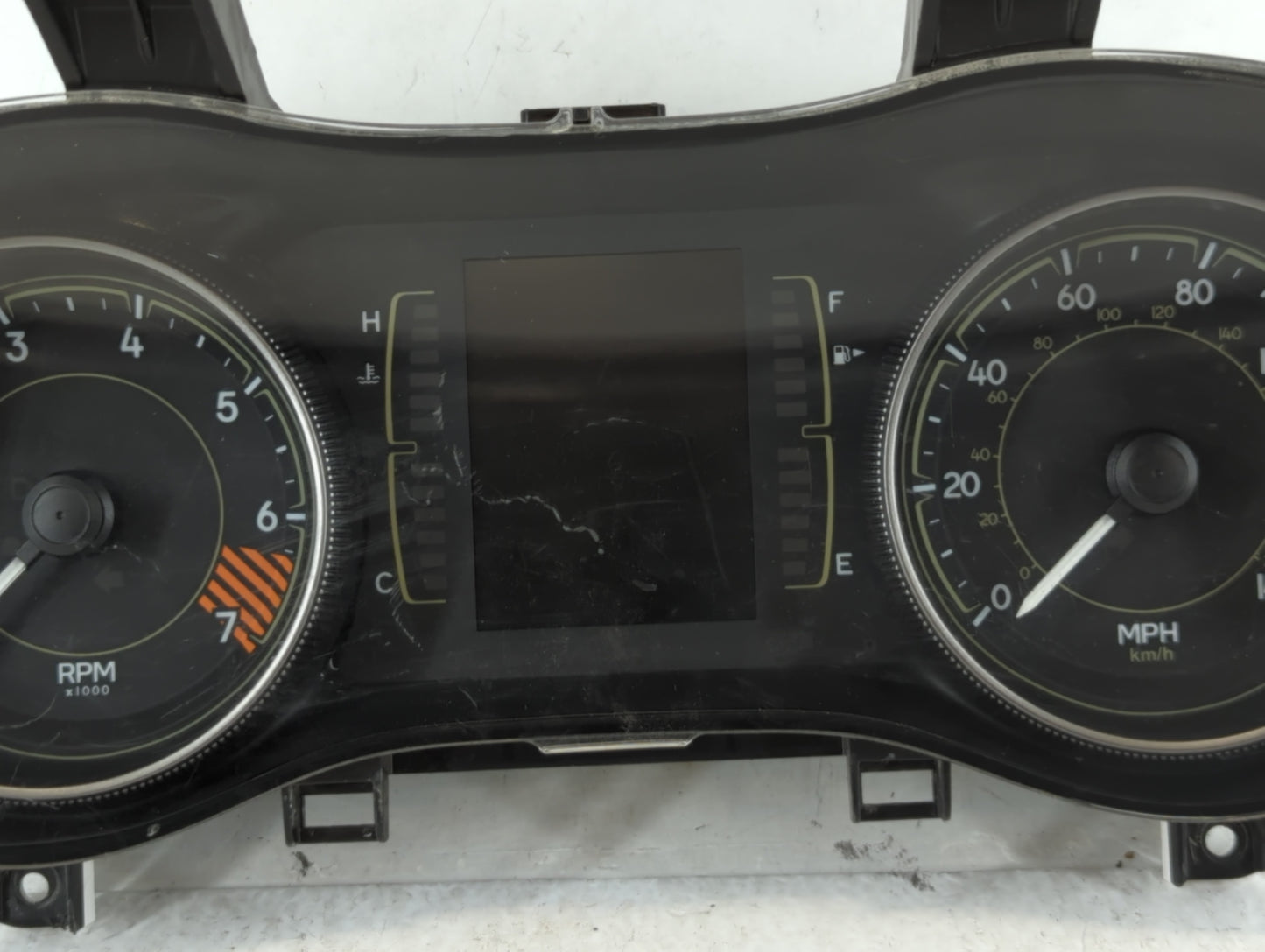 2014 Jeep Cherokee Instrument Cluster Speedometer Gauges P/N:P56054651AD Fits OEM Used Auto Parts - Oemusedautoparts1.com