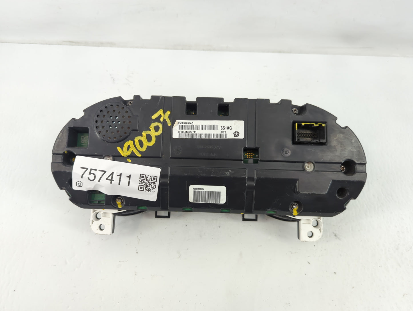 2014 Jeep Cherokee Instrument Cluster Speedometer Gauges P/N:P56054651AG Fits OEM Used Auto Parts - Oemusedautoparts1.com