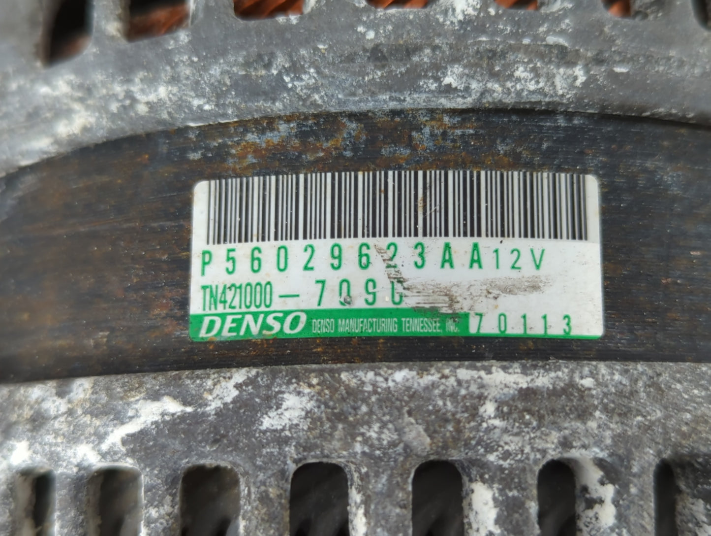 2014-2018 Jeep Cherokee Alternator Replacement Generator Charging Assembly Engine OEM P/N:P56029623AA Fits OEM Used Auto Par