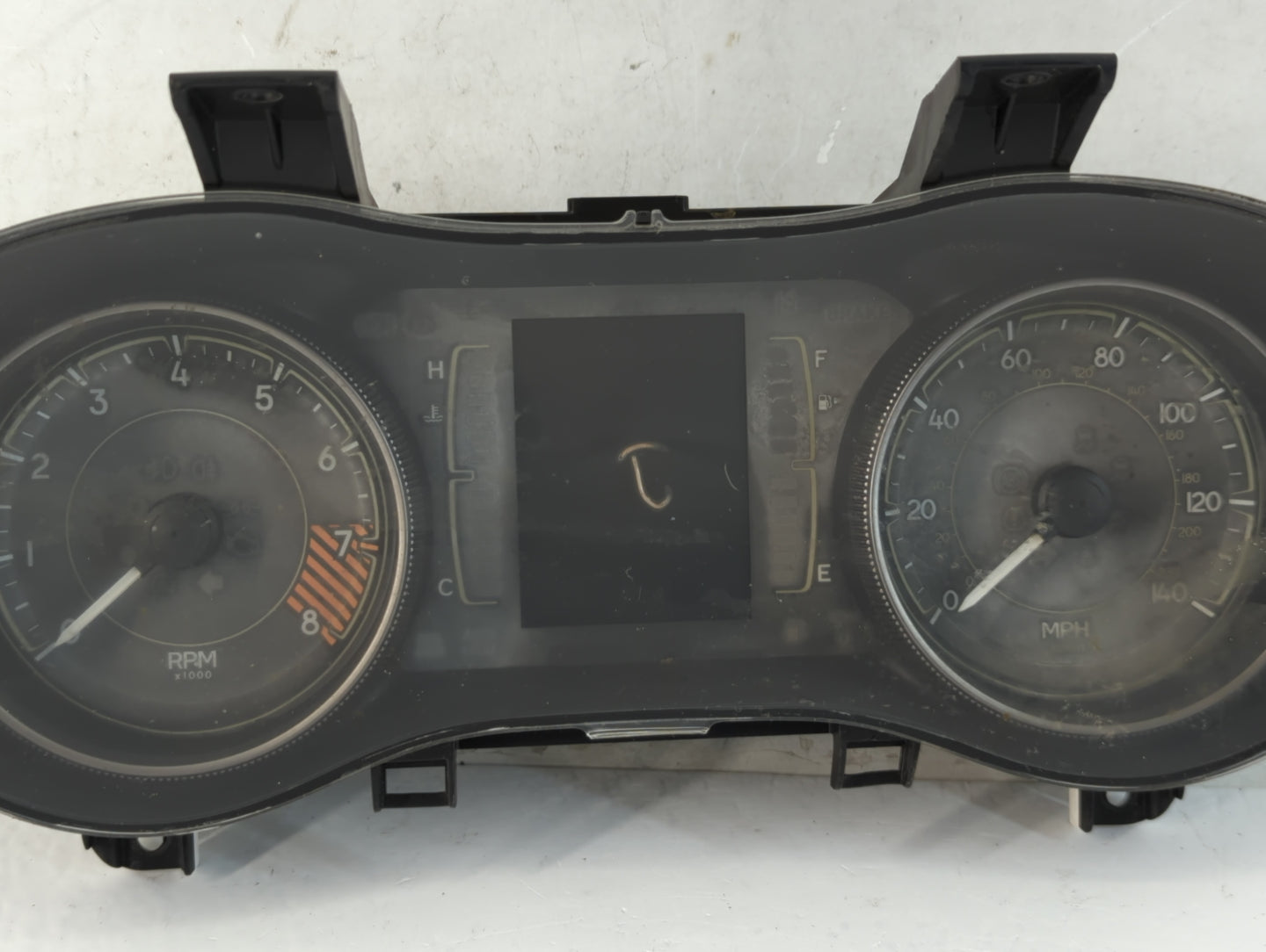 2014 Jeep Cherokee Instrument Cluster Speedometer Gauges P/N:P68105889AD Fits OEM Used Auto Parts - Oemusedautoparts1.com