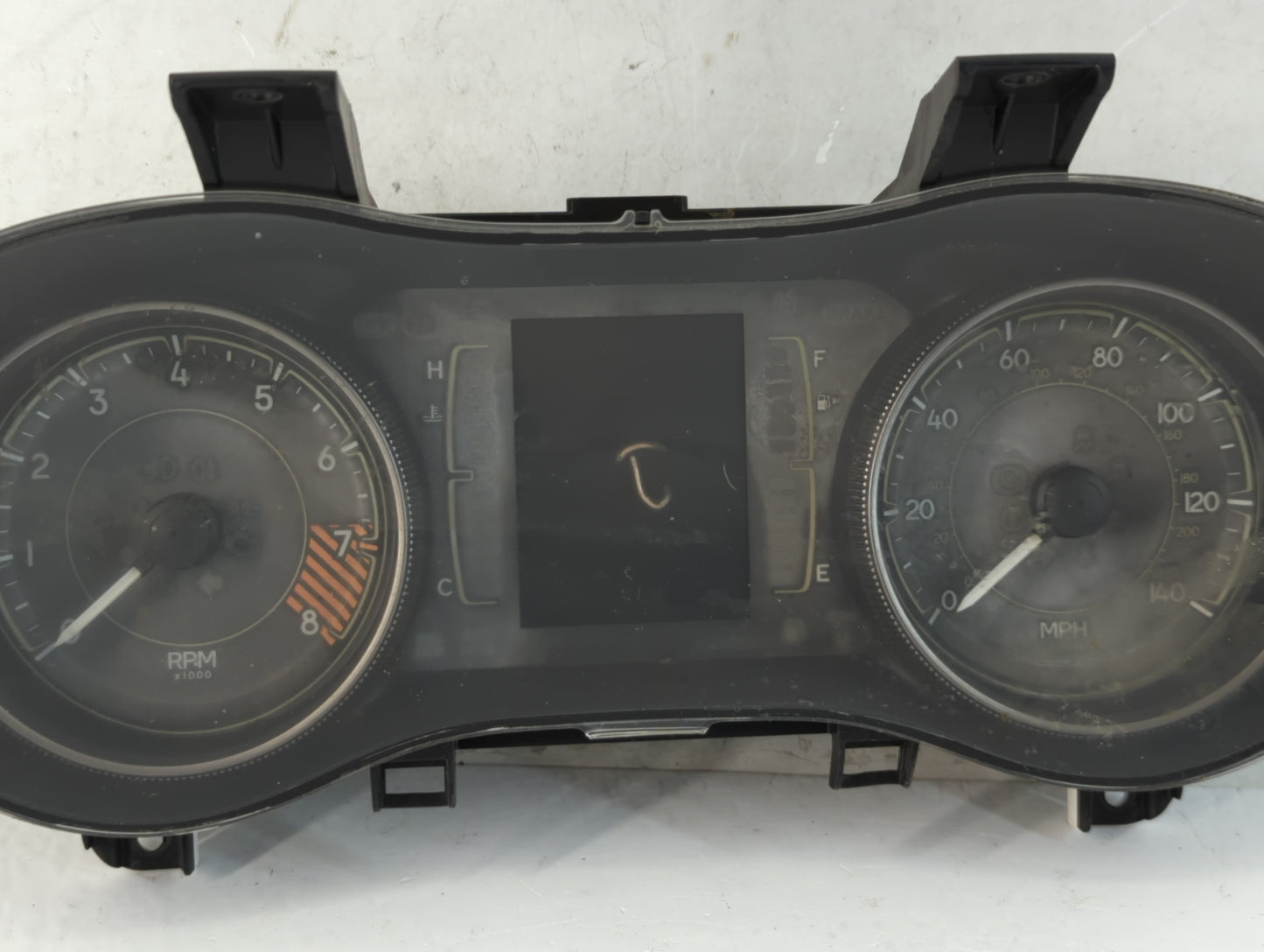 2014 Jeep Cherokee Instrument Cluster Speedometer Gauges P/N:P68105889AD Fits OEM Used Auto Parts - Oemusedautoparts1.com