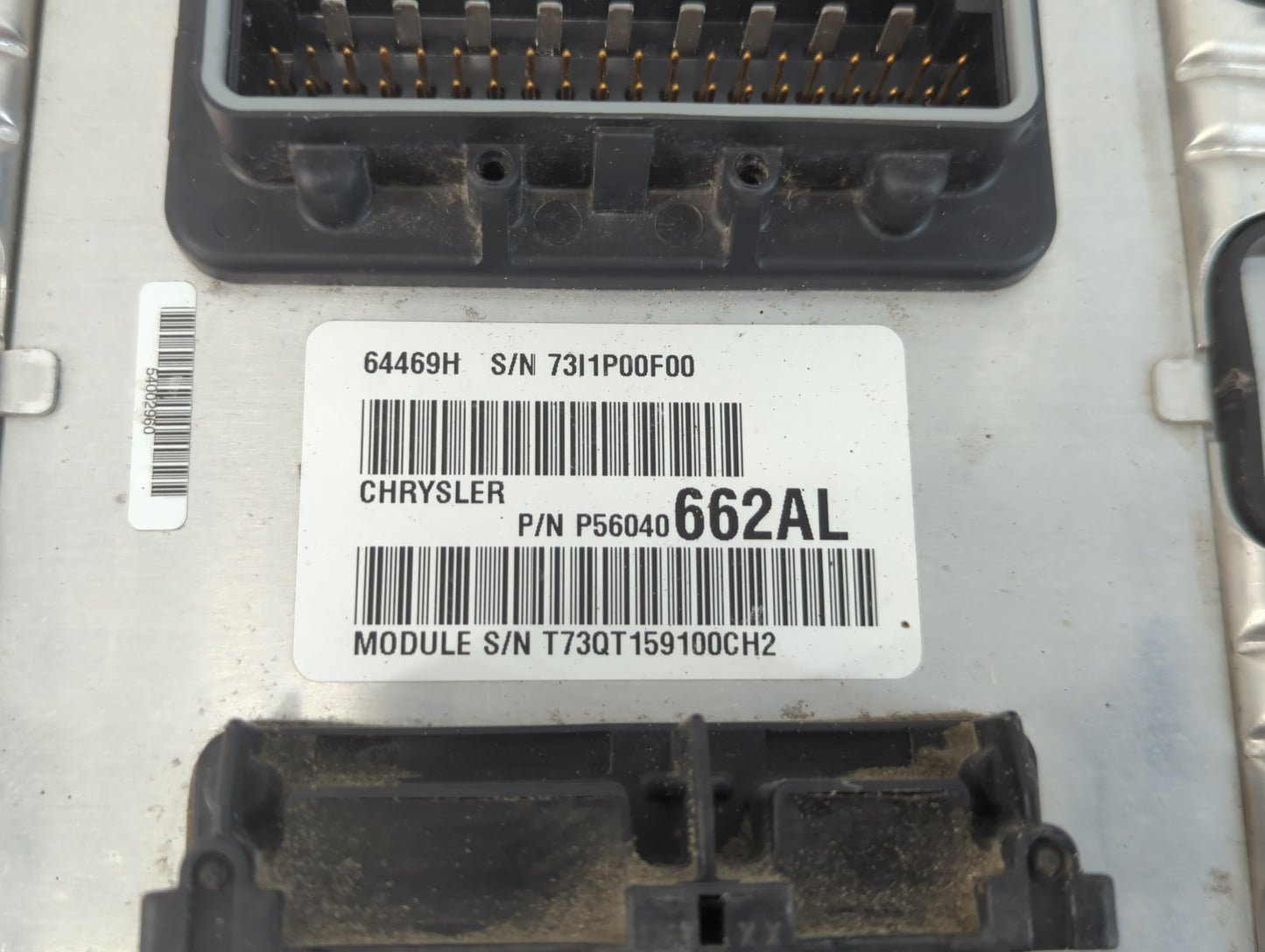 2014 Jeep Cherokee PCM Engine Control Computer ECU ECM PCU OEM P/N:P56040662AL 64469H Fits OEM Used Auto Parts - Oemusedauto