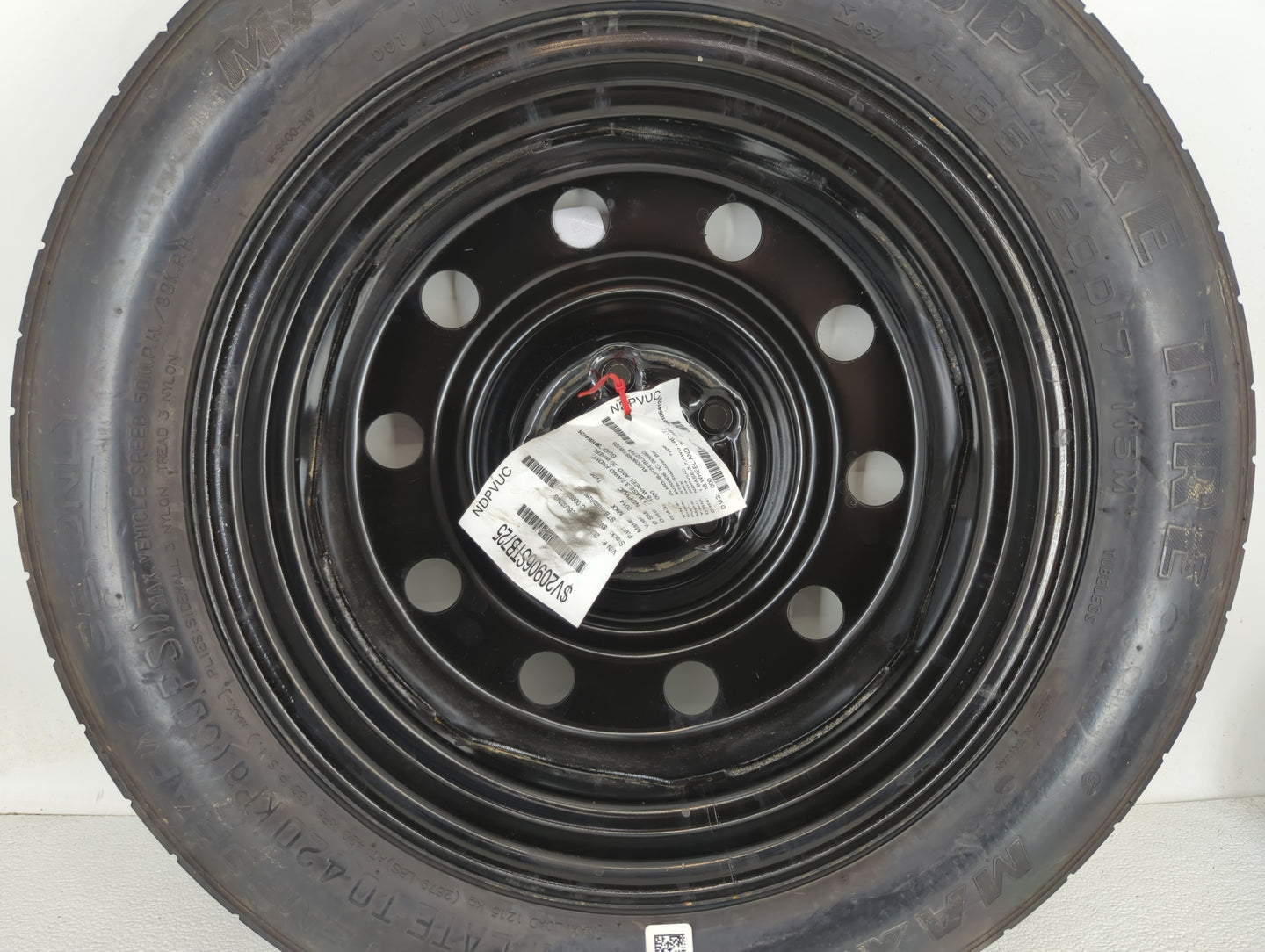 2014-2022 Jeep Cherokee Spare Donut Tire Wheel Rim Oem - Oemusedautoparts1.com