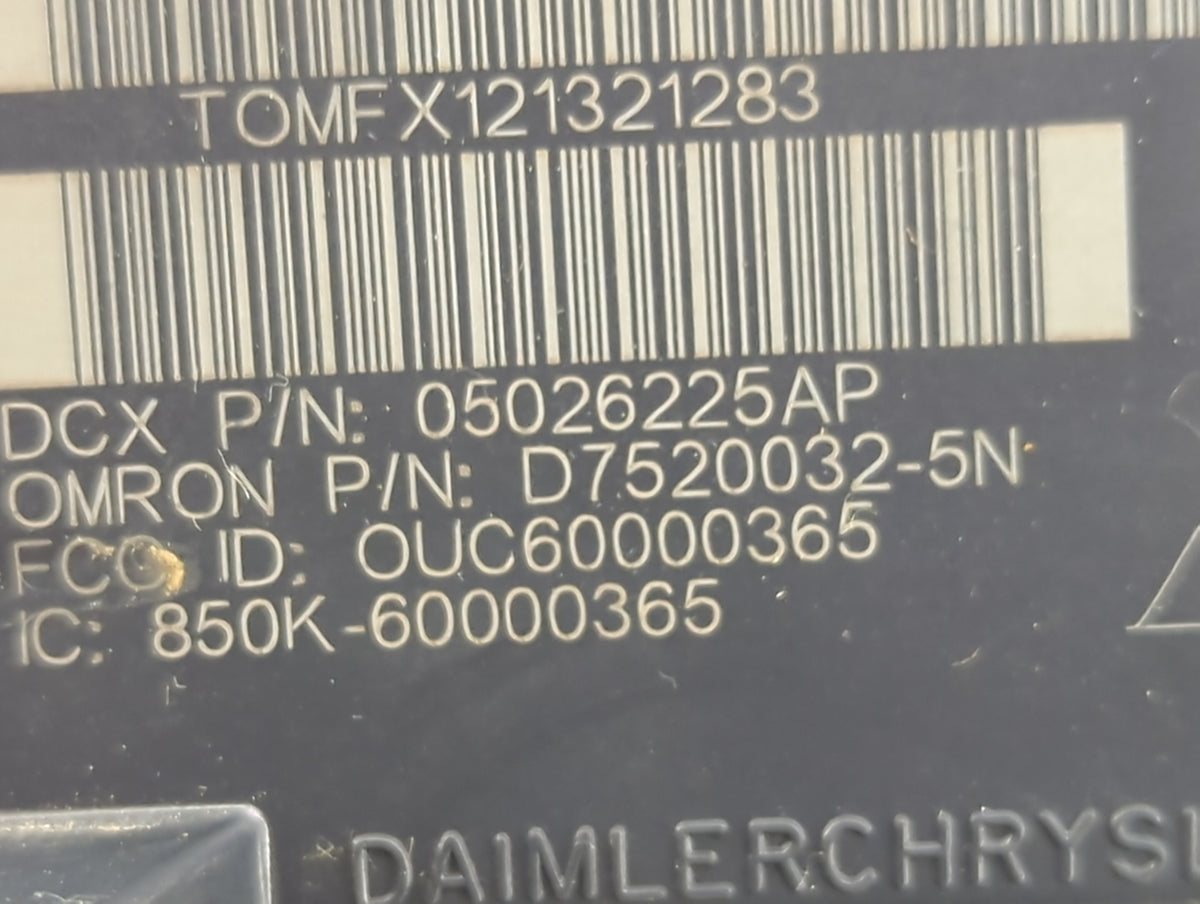 Jeep Compass Ignition Switch Oem 1017724 - Oemusedautoparts1.com