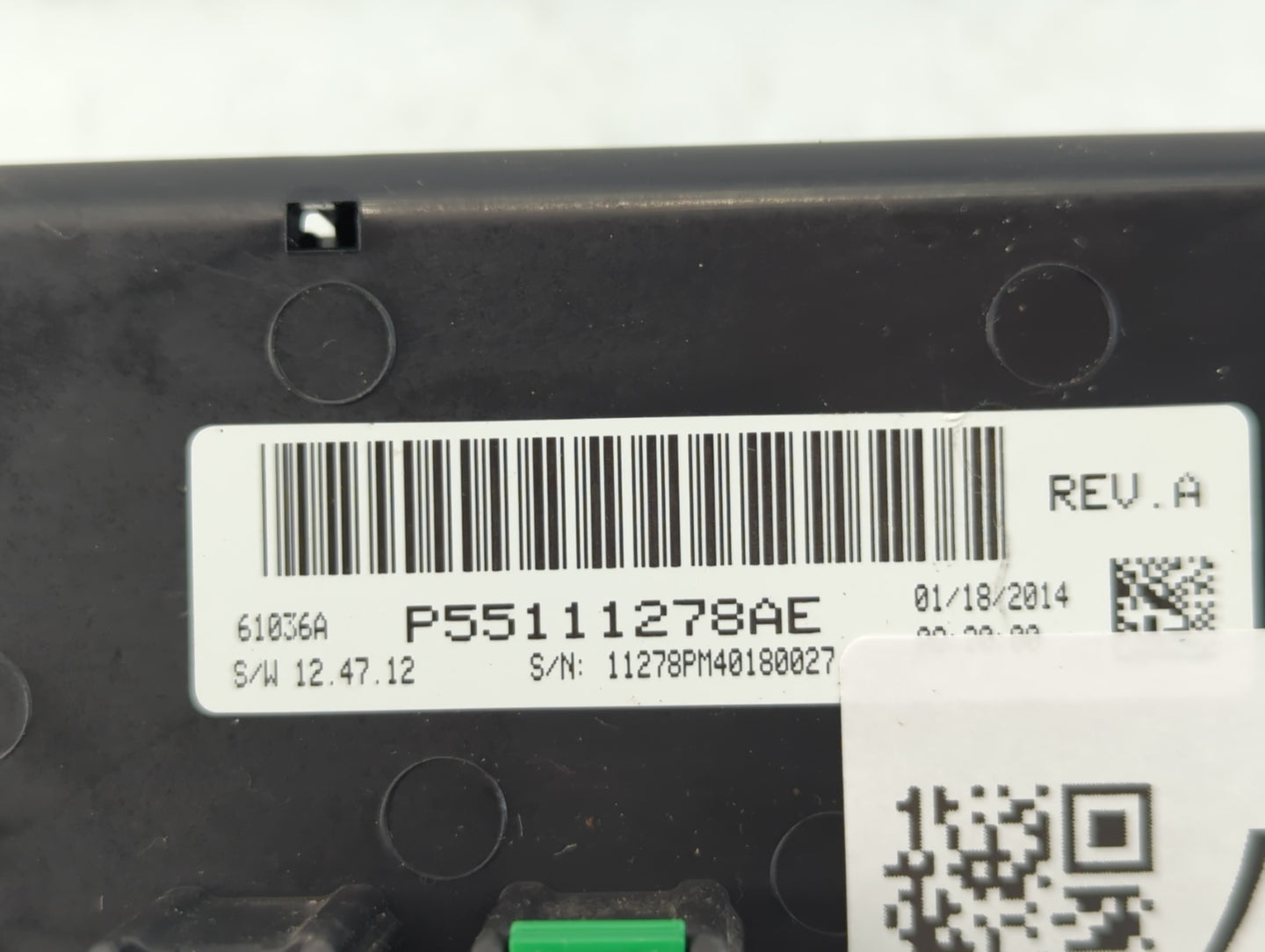2014 Jeep Compass Climate Control Module Temperature AC/Heater Replacement P/N:P55111278AE Fits Fits 2011 2012 2013 2015 201