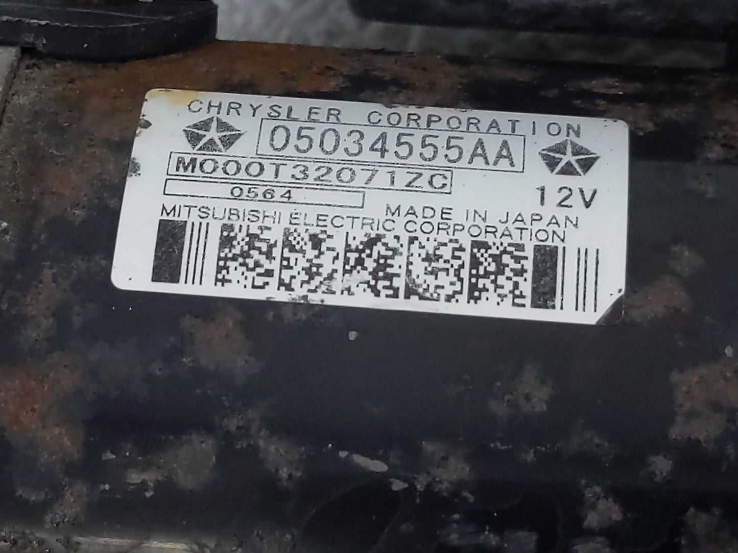 2014 Jeep Compass Car Starter Motor Solenoid OEM P/N:05034555AA Fits OEM Used Auto Parts - Oemusedautoparts1.com
