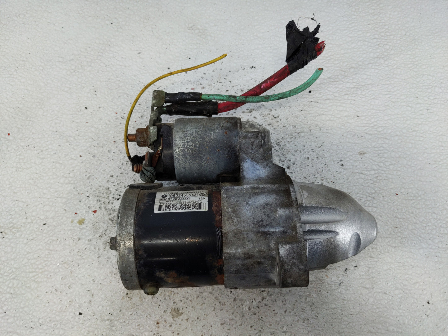 2014 Jeep Compass Car Starter Motor Solenoid OEM P/N:05034555AA Fits OEM Used Auto Parts - Oemusedautoparts1.com