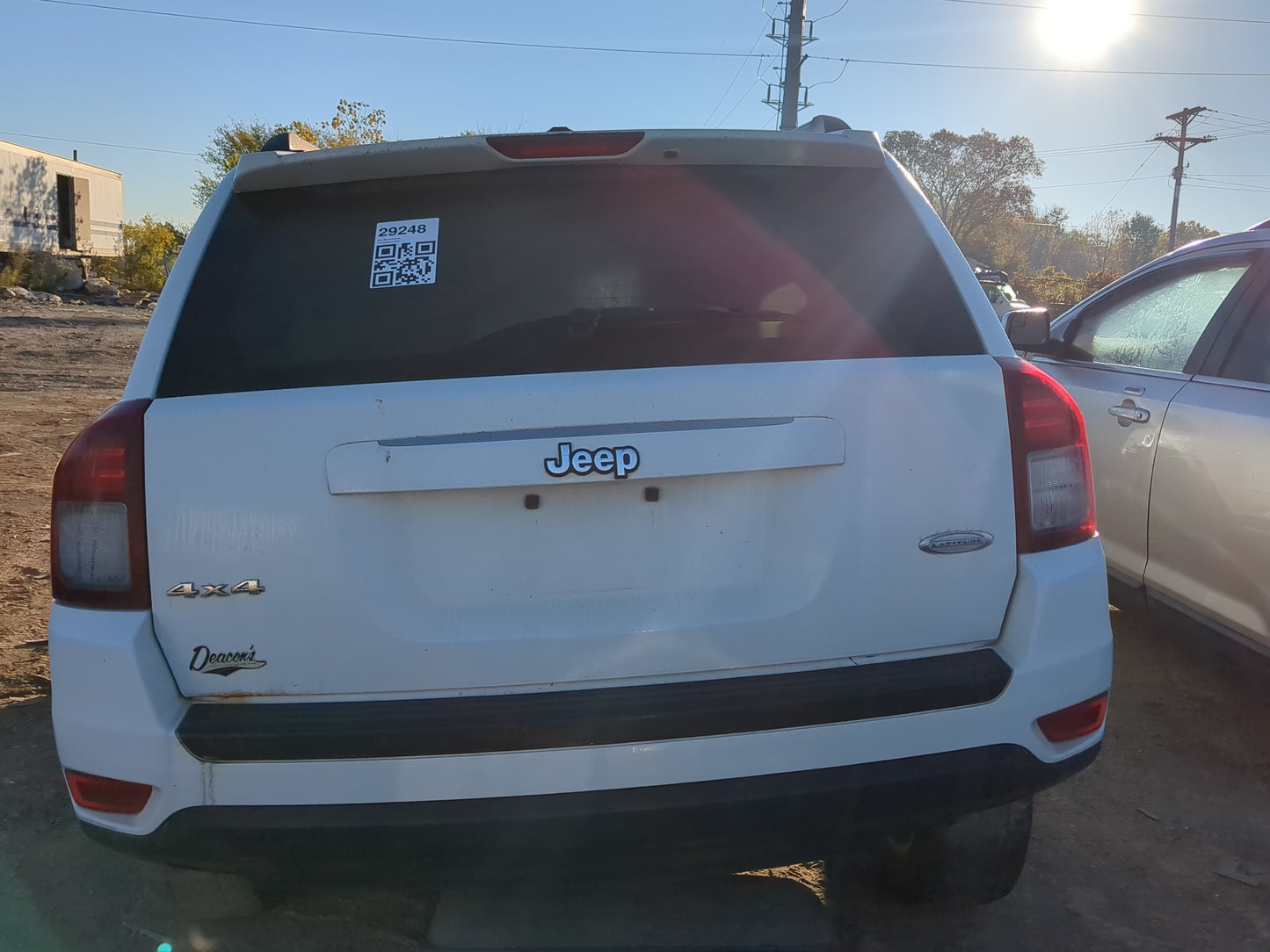 2007-2017 Jeep Compass Trunk/decklid/hatch/tailgate Oem - Oemusedautoparts1.com