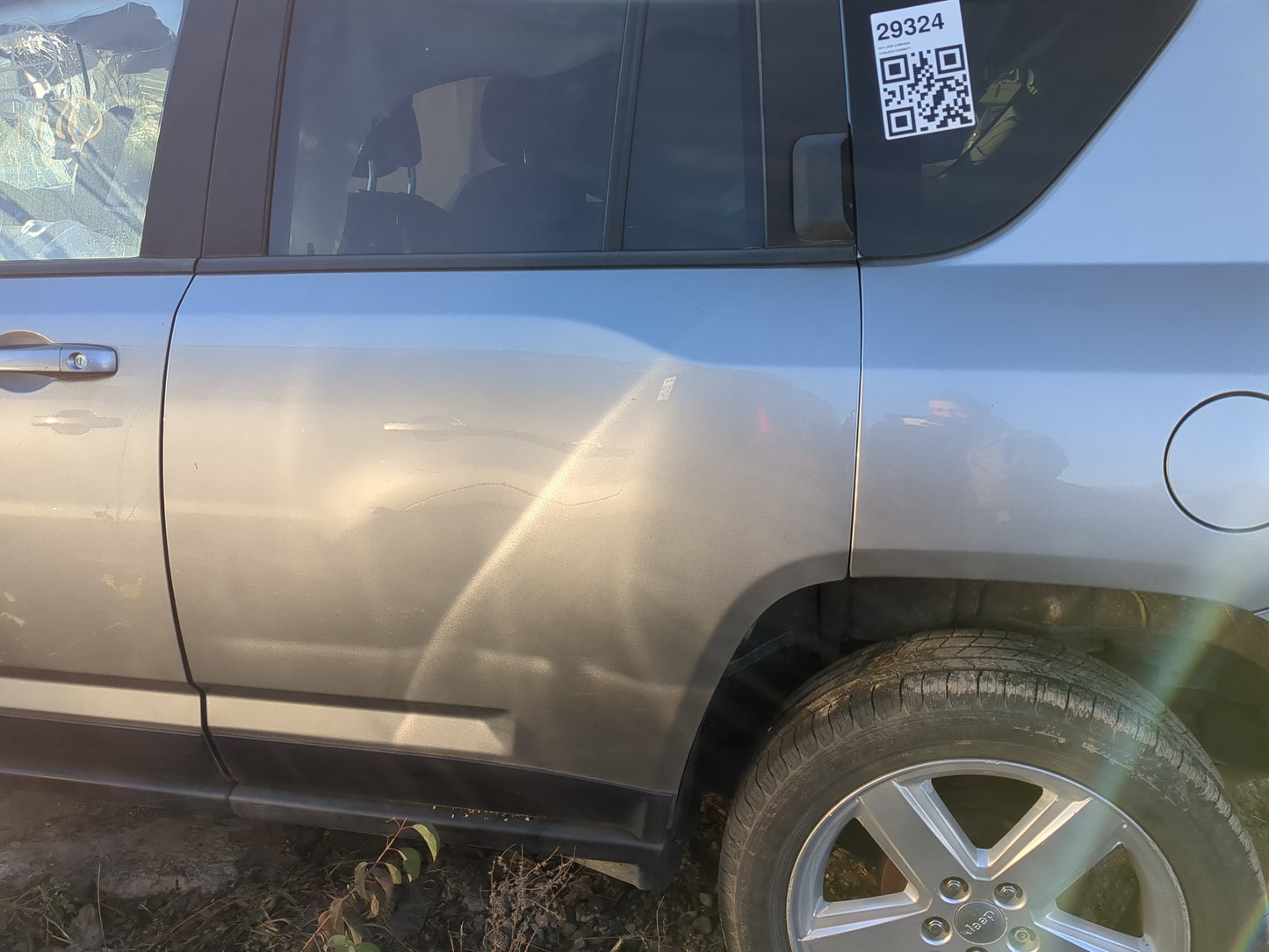 2011-2017 Jeep Compass Driver Rear Door Oem - Oemusedautoparts1.com