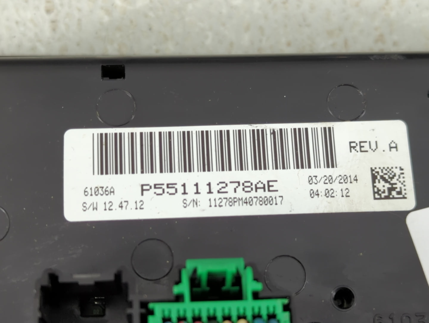 2014 Jeep Compass Climate Control Module Temperature AC/Heater Replacement P/N:P55111278AE Fits Fits 2011 2012 2013 2015 201