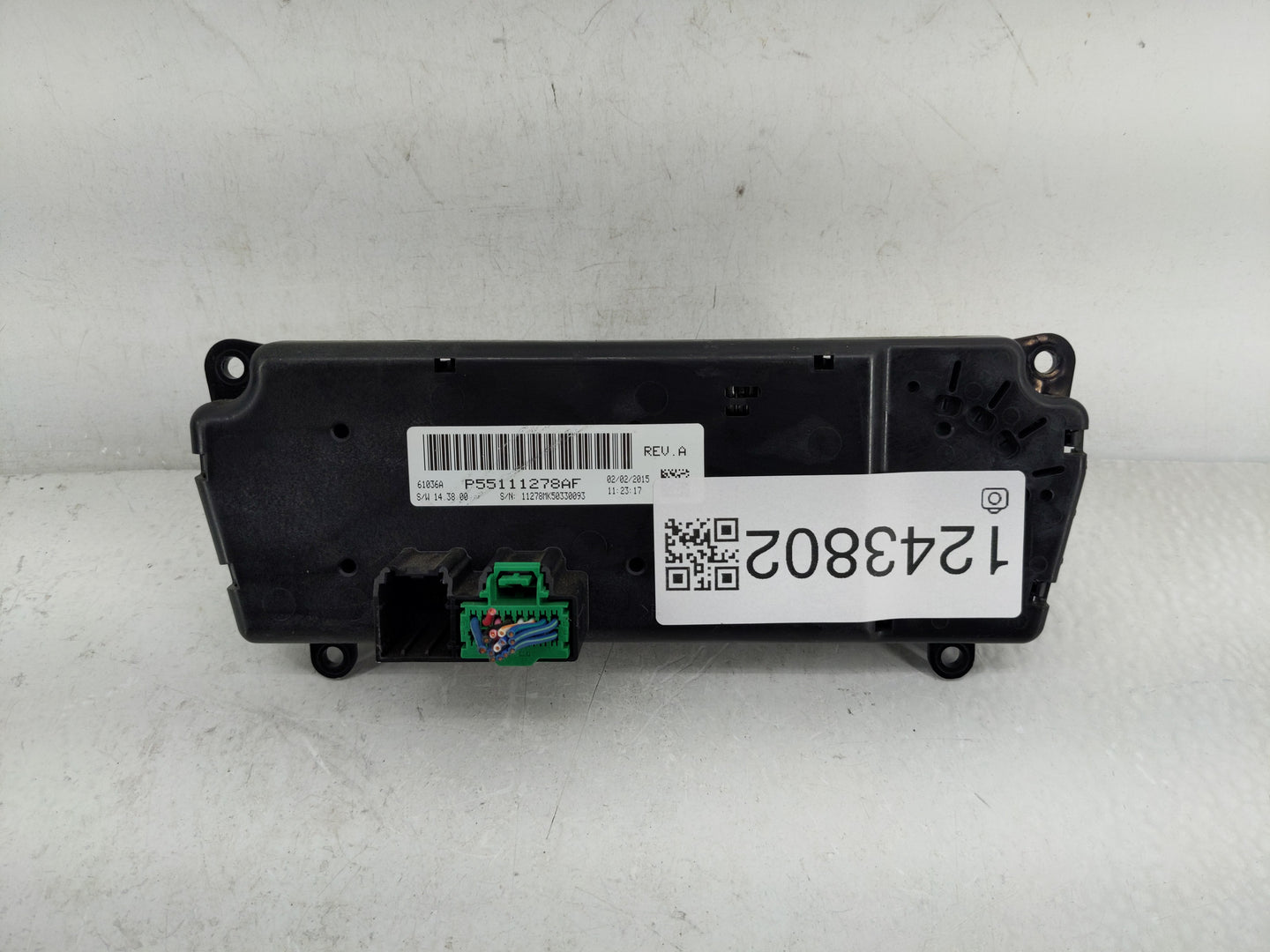 2014 Jeep Compass Climate Control Module Temperature AC/Heater Replacement P/N:P55111278AF Fits Fits 2011 2012 2013 2015 201