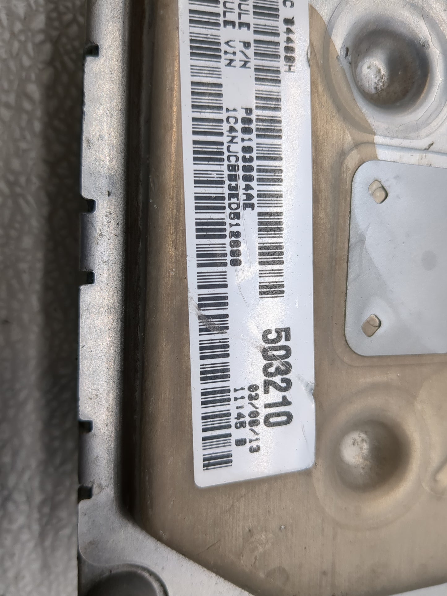 2013-2017 Jeep Compass PCM Engine Control Computer ECU ECM PCU OEM P/N:P68193084AE TIDEM0433XMSDG Fits OEM Used Auto Parts -