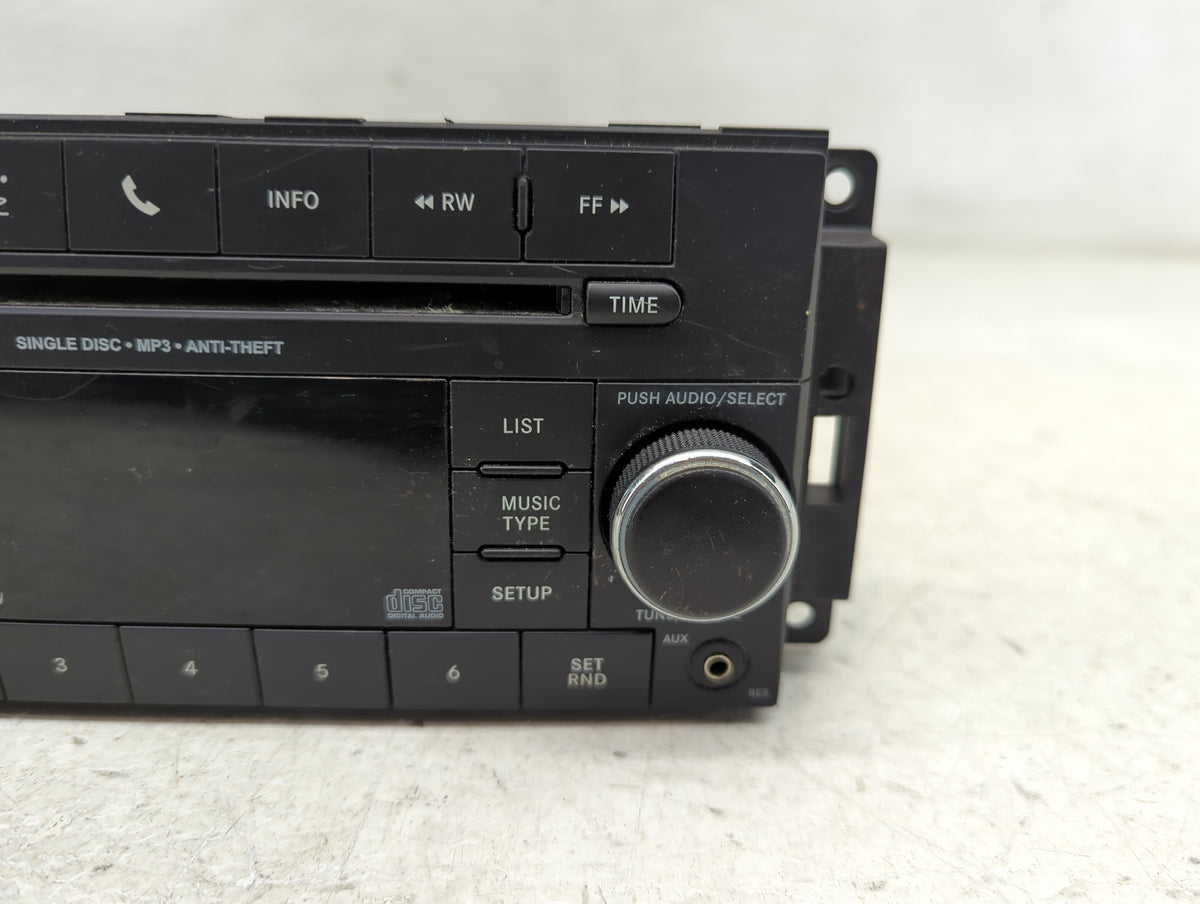 2014 Jeep Compass Radio AM FM Cd Player Receiver Replacement P/N:P05091197AC Fits Fits 2013 2015 2016 2017 OEM Used Auto Par