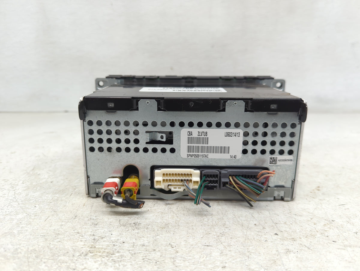 2014 Jeep Compass Radio AM FM Cd Player Receiver Replacement P/N:P05091197AC Fits Fits 2013 2015 2016 2017 OEM Used Auto Par