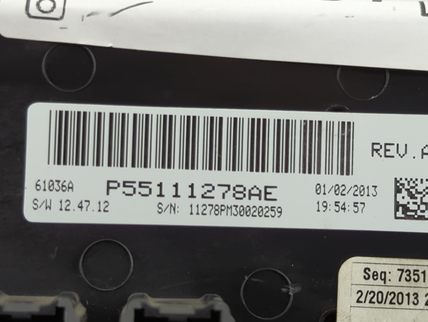 2014 Jeep Compass Climate Control Module Temperature AC/Heater Replacement P/N:P55111278AE Fits Fits 2011 2012 2013 2015 201