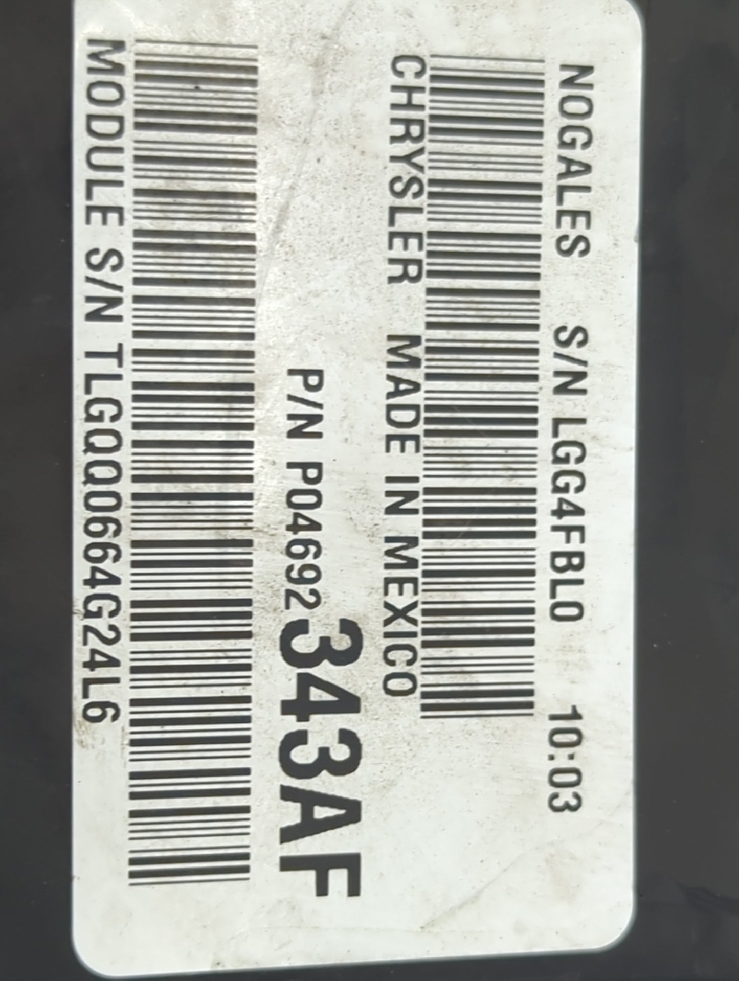 2011-2014 Jeep Compass Fusebox Fuse Box Relay Module Tipm P04692343af - Oemusedautoparts1.com