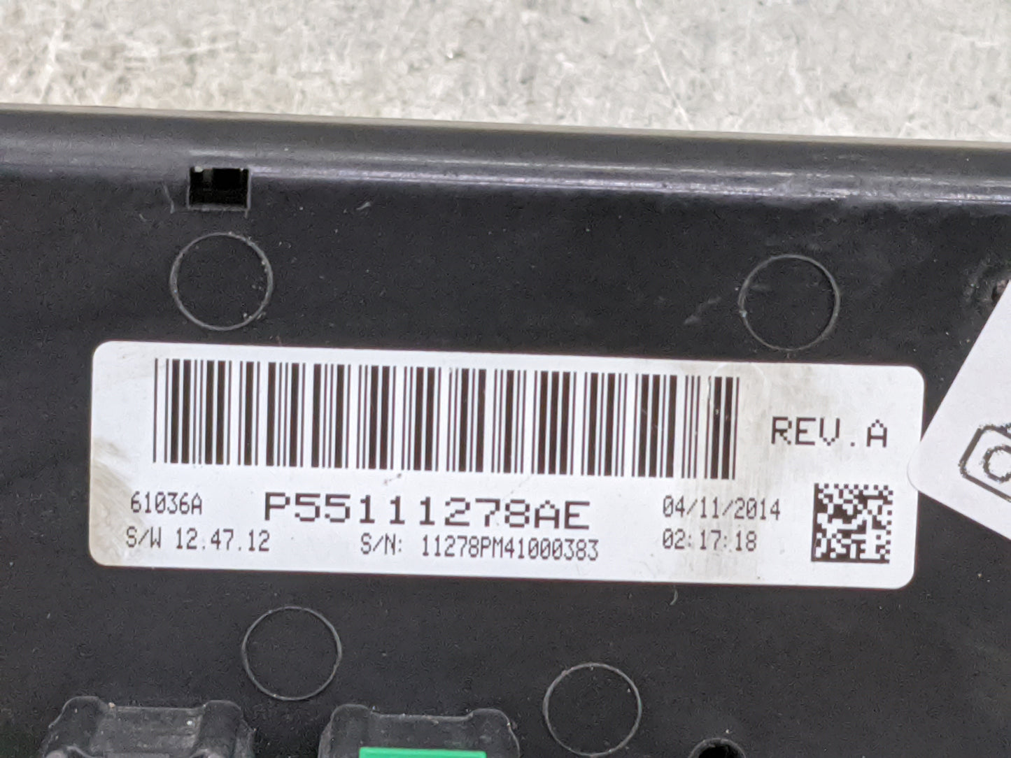 2014 Jeep Compass Climate Control Module Temperature AC/Heater Replacement P/N:P55111278AE Fits Fits 2011 2012 2013 2015 201