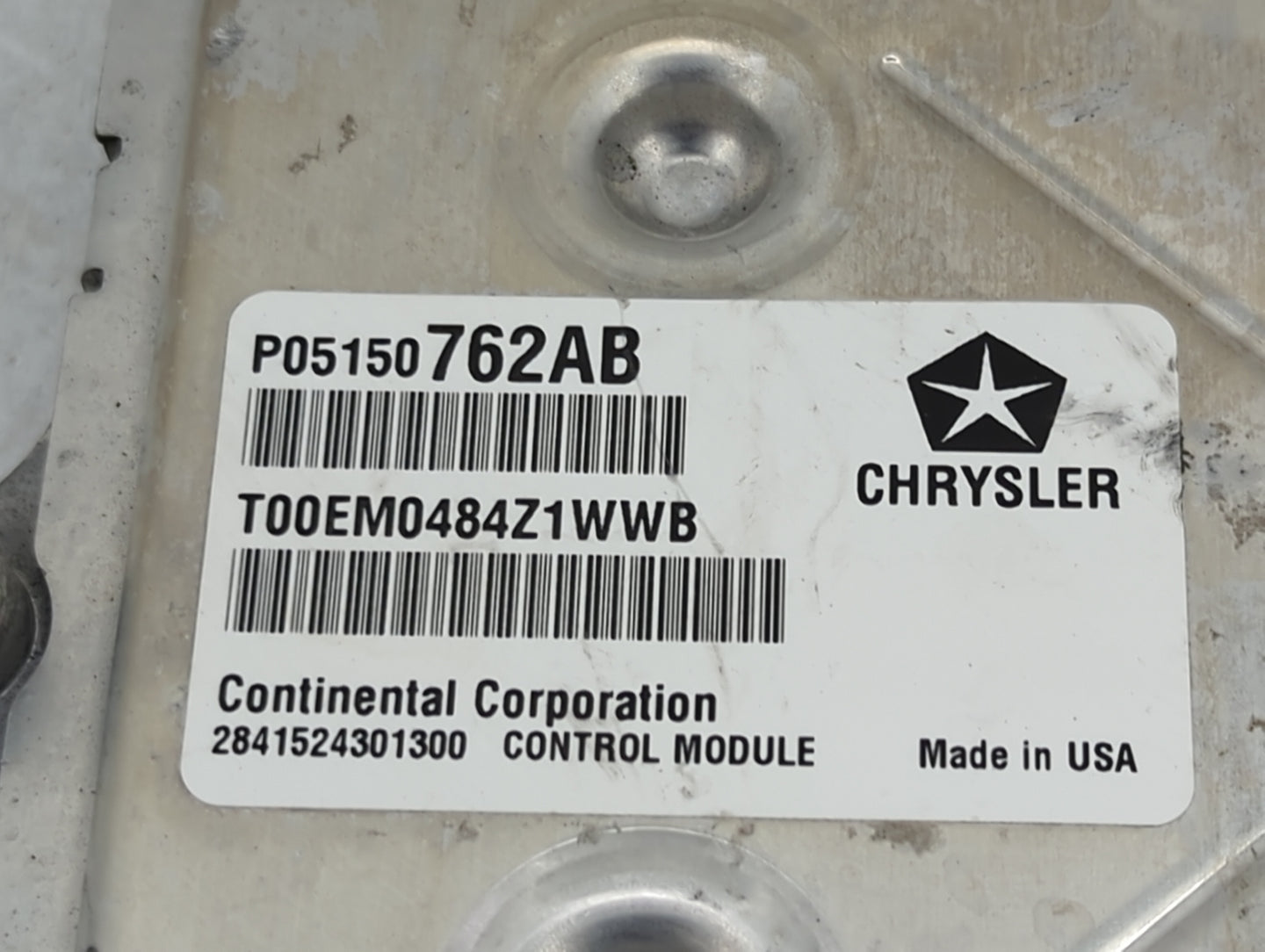 2013-2017 Jeep Compass PCM Engine Control Computer ECU ECM PCU OEM P/N:P05150762AB T00EM0484Z1WWB Fits OEM Used Auto Parts -