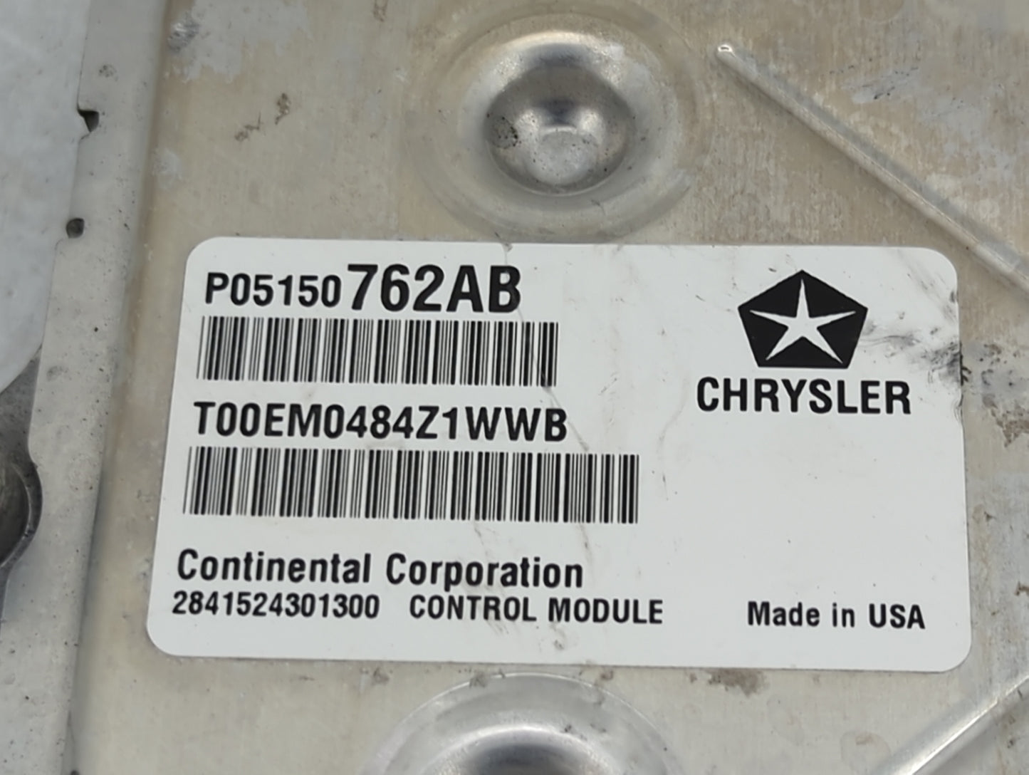 2013-2017 Jeep Compass PCM Engine Control Computer ECU ECM PCU OEM P/N:P05150762AB T00EM0484Z1WWB Fits OEM Used Auto Parts -