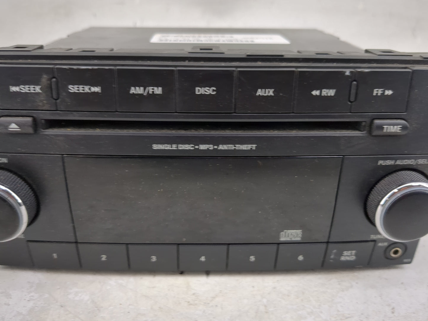 2012-2017 Jeep Compass Radio AM FM Cd Player Receiver Replacement P/N:P05091195AC 05091195AC Fits OEM Used Auto Parts - Oemu