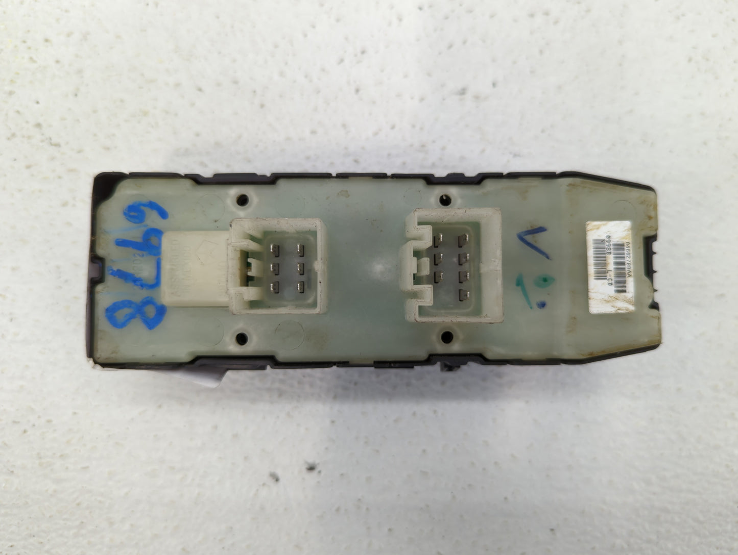 2014 Jeep Compass Master Power Window Switch Replacement Driver Side Left P/N:04602780AA Fits OEM Used Auto Parts - Oemuseda
