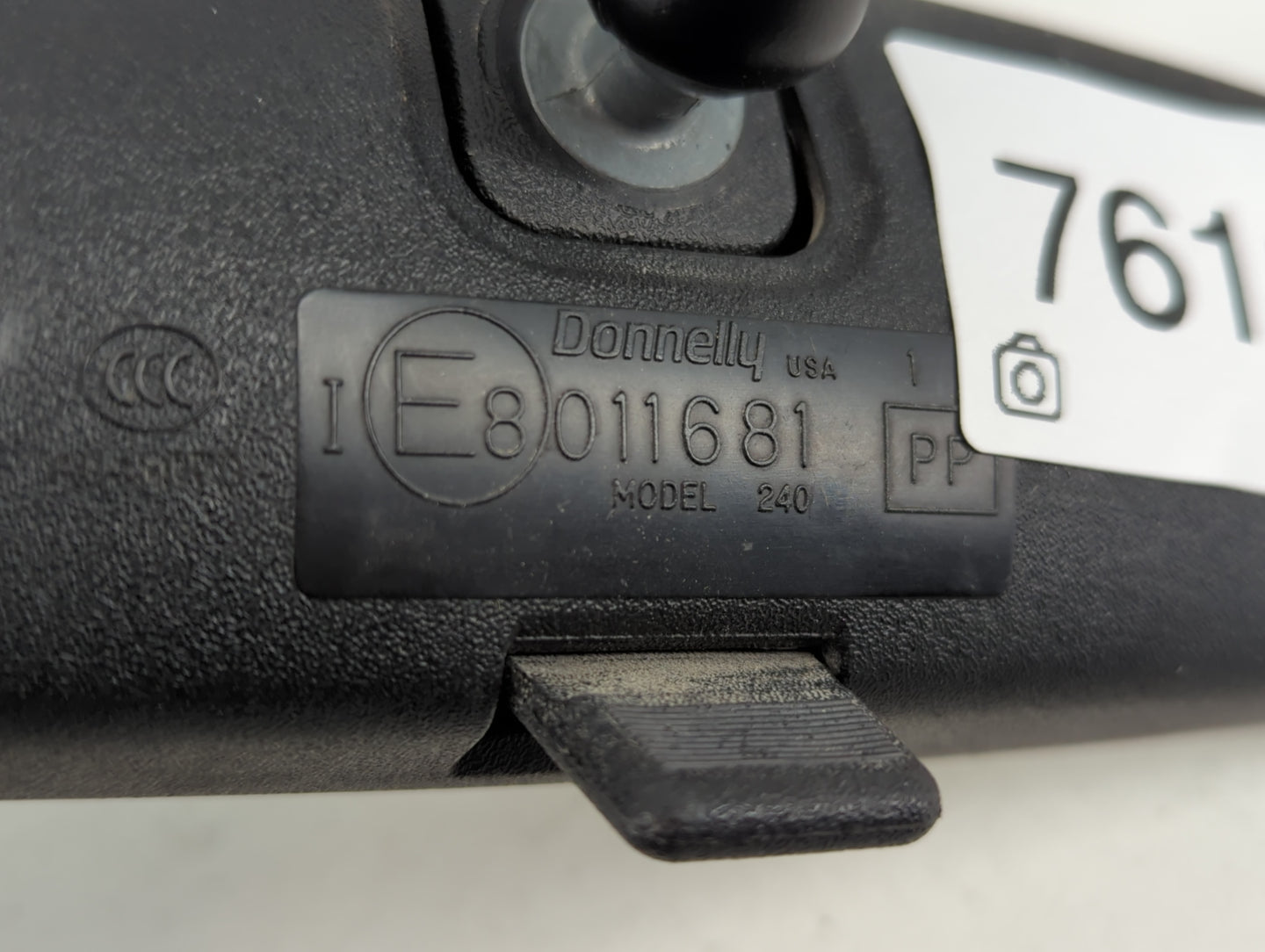 2014 Jeep Compass Interior Rear View Mirror Replacement OEM P/N:E8011681 Fits OEM Used Auto Parts - Oemusedautoparts1.com