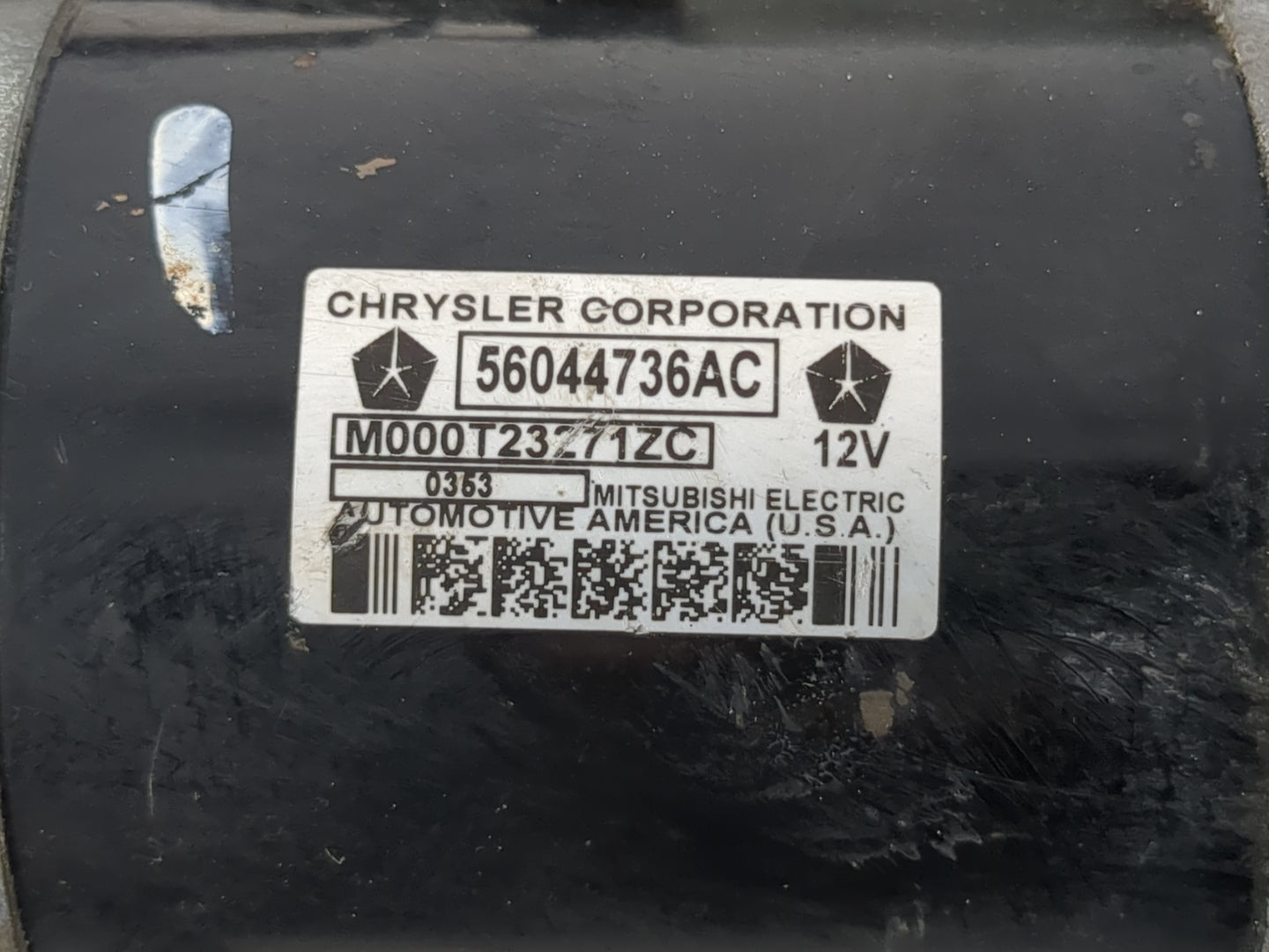 2005-2021 Jeep Grand Cherokee Car Starter Motor Solenoid OEM P/N:56044736AC Fits OEM Used Auto Parts - Oemusedautoparts1.com