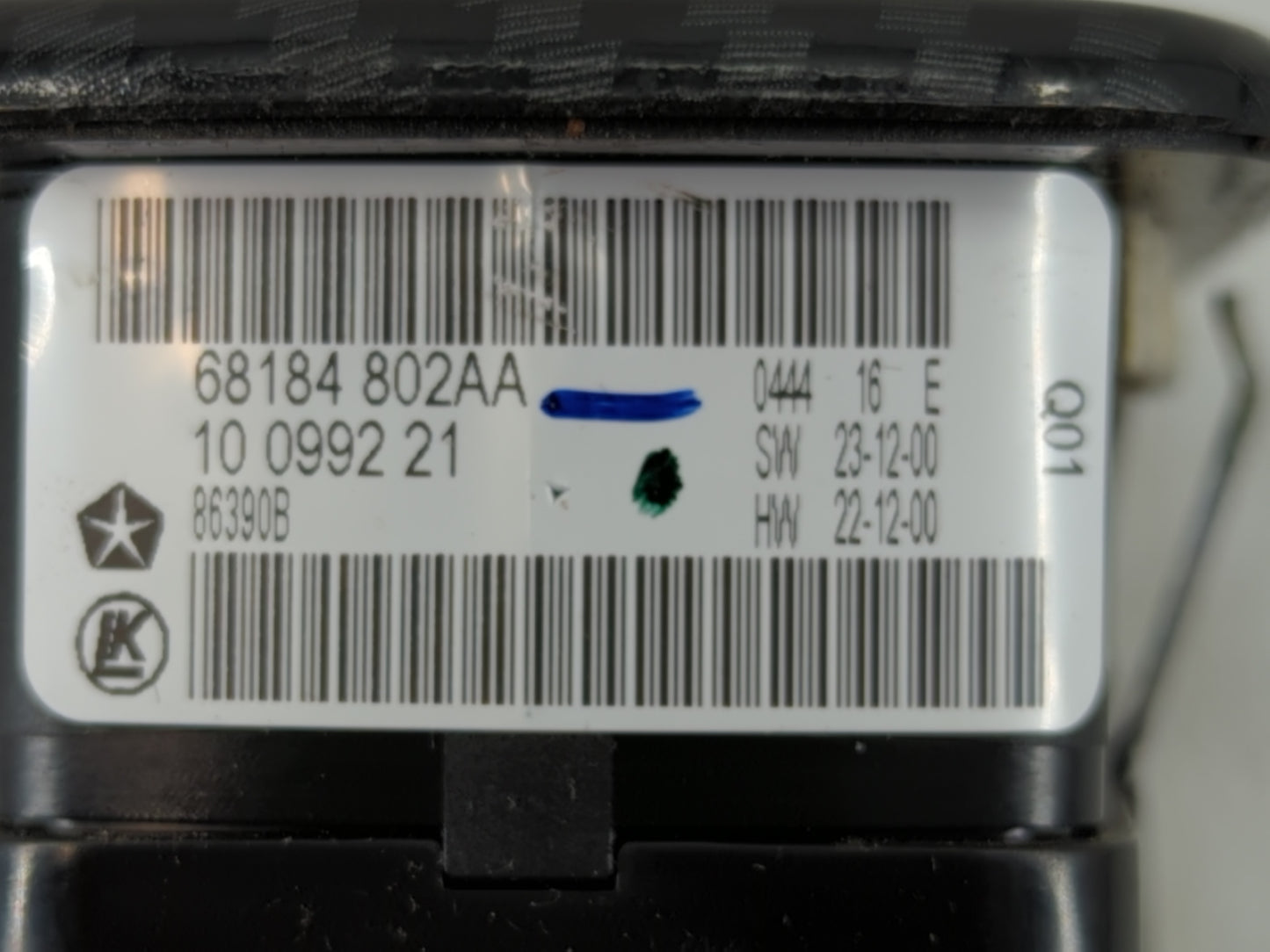 2006-2014 Jeep Grand Cherokee Master Power Window Switch Replacement Driver Side Left P/N:68184802AA Fits OEM Used Auto Part