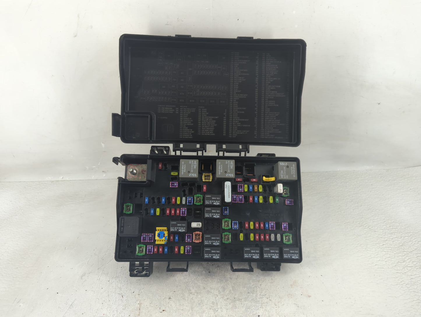 2014 Jeep Grand Cherokee Fusebox Fuse Box Panel Relay Module P/N:P68137439AD B Fits OEM Used Auto Parts - Oemusedautoparts1.
