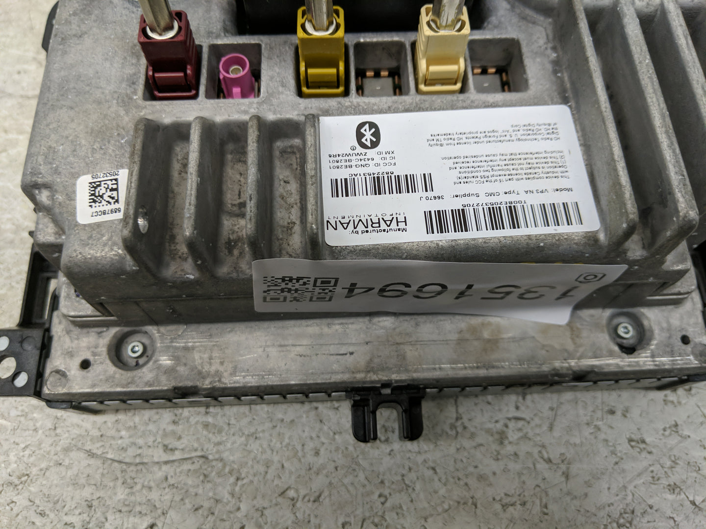 2014 Jeep Grand Cherokee Radio AM FM Cd Player Receiver Replacement P/N:68232028AA Fits OEM Used Auto Parts - Oemusedautopar
