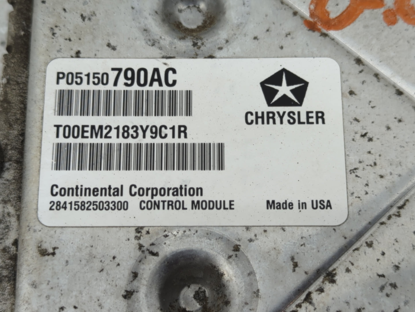 2014 Jeep Grand Cherokee PCM Engine Control Computer ECU ECM PCU OEM P/N:P68172002AI P05150790AC Fits OEM Used Auto Parts - 