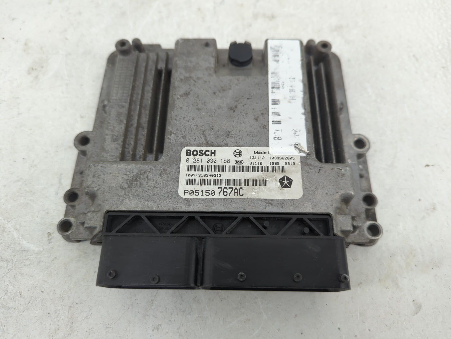 2014-2018 Jeep Grand Cherokee PCM Engine Control Computer ECU ECM PCU OEM P/N:0 281 030 158 P05150767AC Fits OEM Used Auto P
