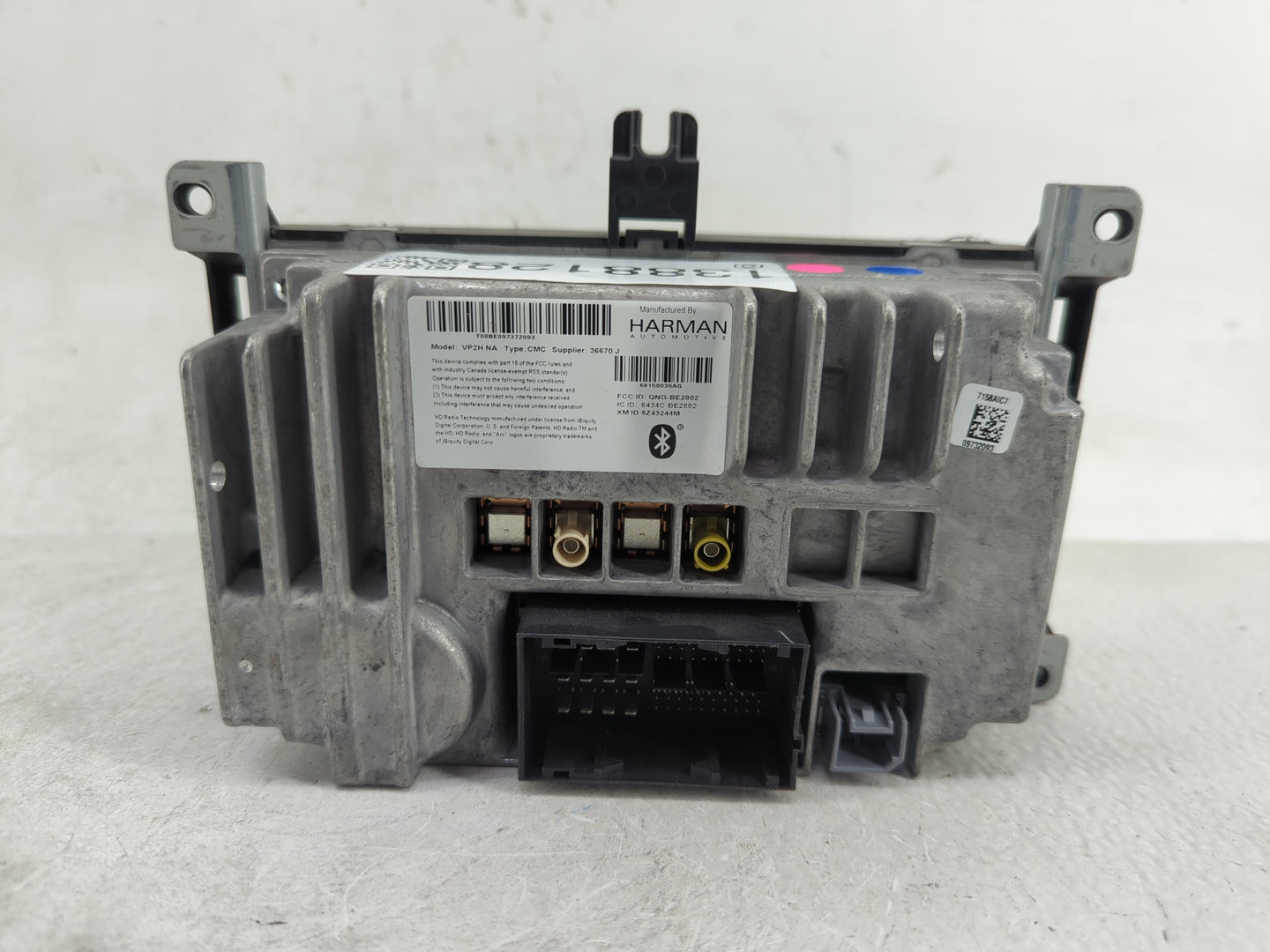 2014 Jeep Grand Cherokee Radio AM FM Cd Player Receiver Replacement P/N:68150036AG Fits OEM Used Auto Parts - Oemusedautopar