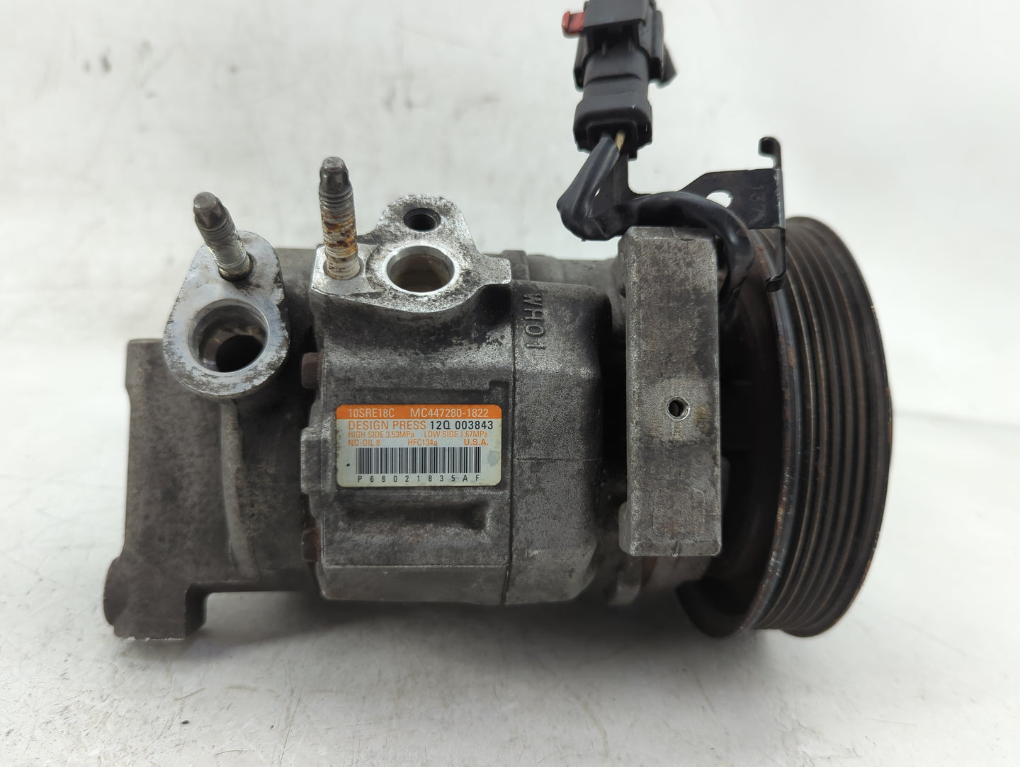 2014-2014 Jeep Grand Cherokee Air Conditioning A/c Ac Compressor Oem - Oemusedautoparts1.com