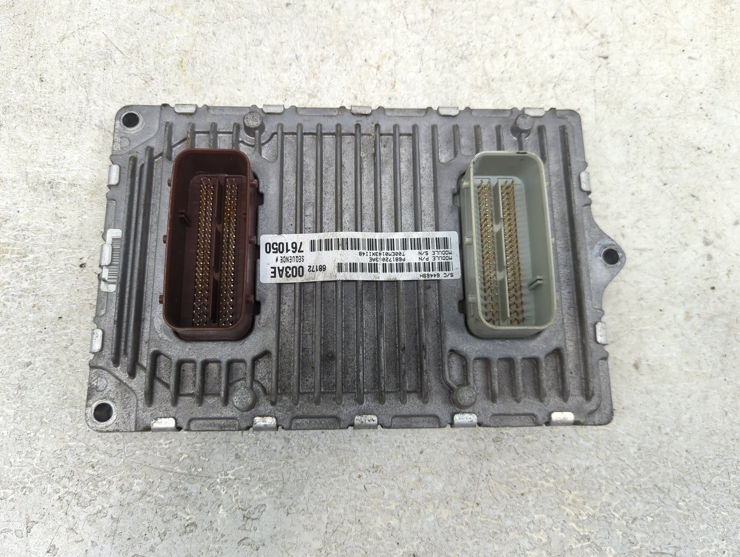 2014 Jeep Grand Cherokee PCM Engine Control Computer ECU ECM PCU OEM P/N:P68172003AE P05150790AC Fits OEM Used Auto Parts - 