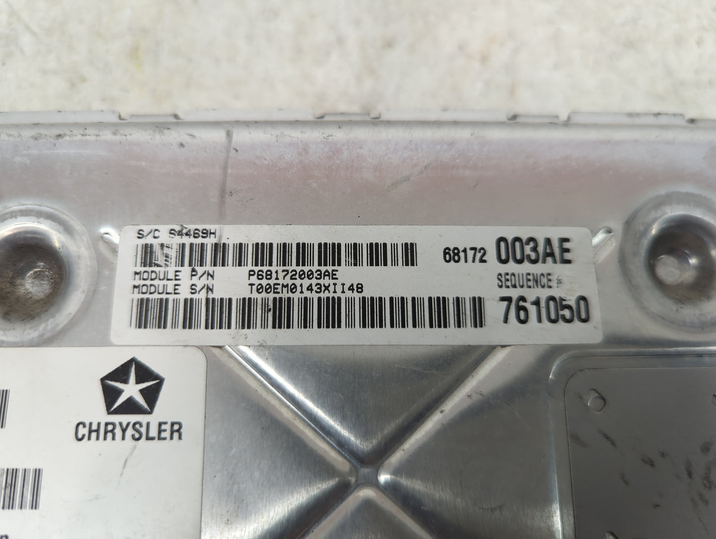 2014 Jeep Grand Cherokee PCM Engine Control Computer ECU ECM PCU OEM P/N:P68172003AE P05150790AC Fits OEM Used Auto Parts - 
