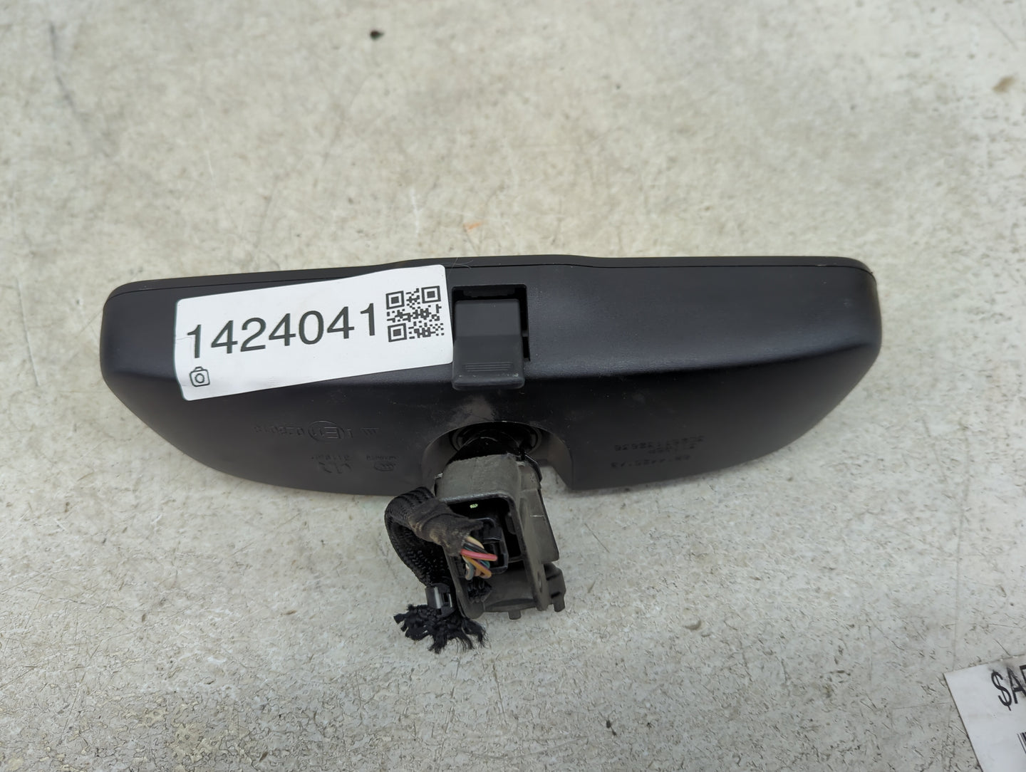 2014-2015 Jeep Grand Cherokee Interior Rear View Mirror Replacement OEM P/N:68144051AB Fits Fits 2014 2015 OEM Used Auto Par