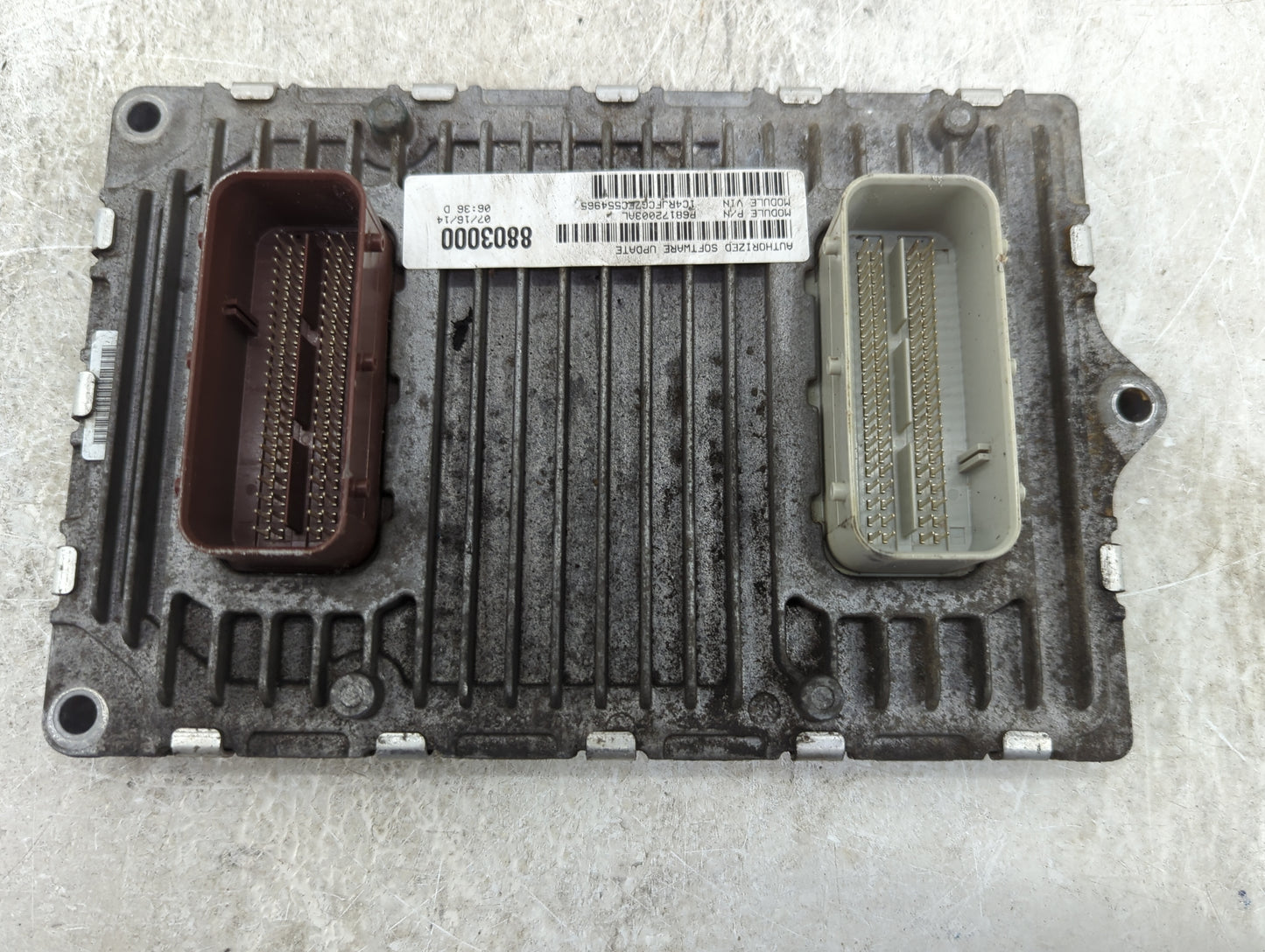 2014 Jeep Grand Cherokee PCM Engine Control Computer ECU ECM PCU OEM P/N:P68172003AL P05150790AC, T00EM1814ZMFEK Fits OEM Us