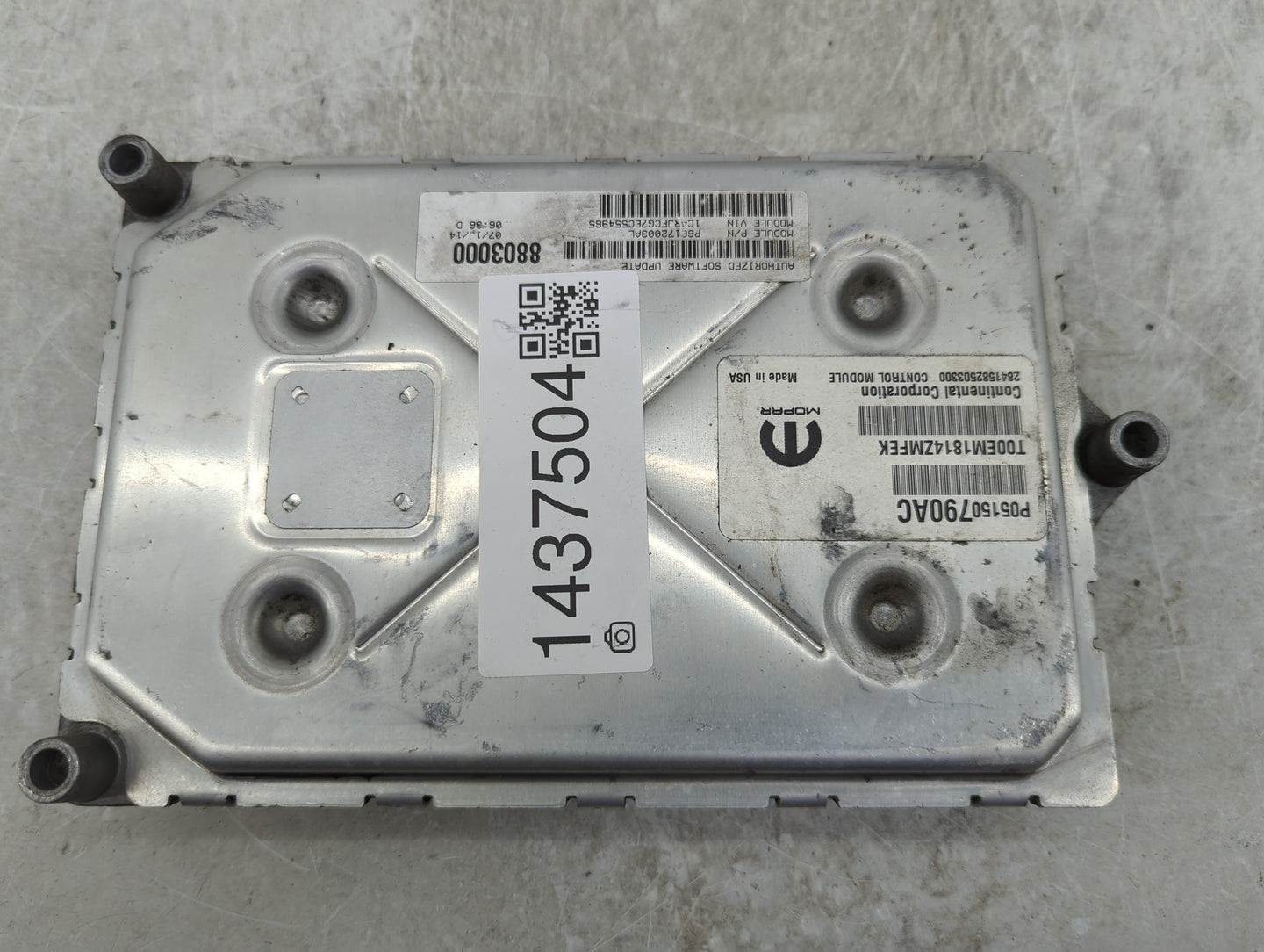 2014 Jeep Grand Cherokee PCM Engine Control Computer ECU ECM PCU OEM P/N:P68172003AL P05150790AC, T00EM1814ZMFEK Fits OEM Us