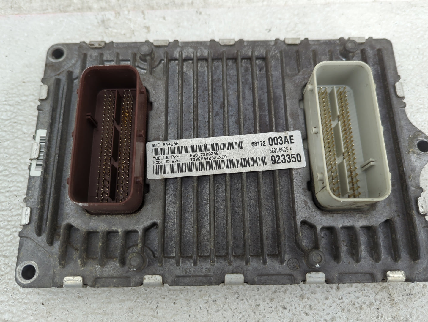 2014 Jeep Grand Cherokee PCM Engine Control Computer ECU ECM PCU OEM P/N:P05150790AC P68172003AE Fits OEM Used Auto Parts - 