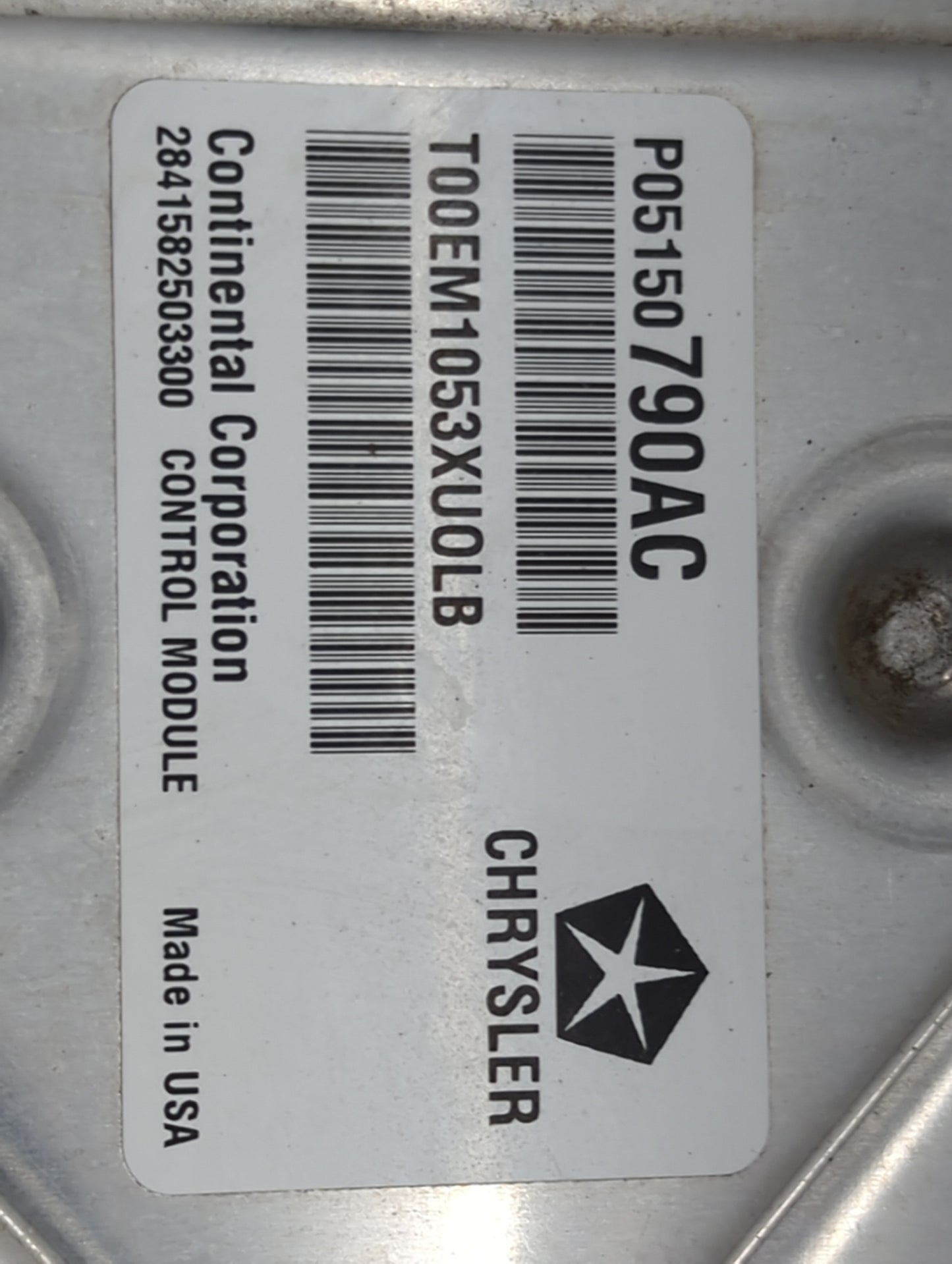 2014 Jeep Grand Cherokee PCM Engine Control Computer ECU ECM PCU OEM P/N:P05150790AC P68172002AG Fits OEM Used Auto Parts - 