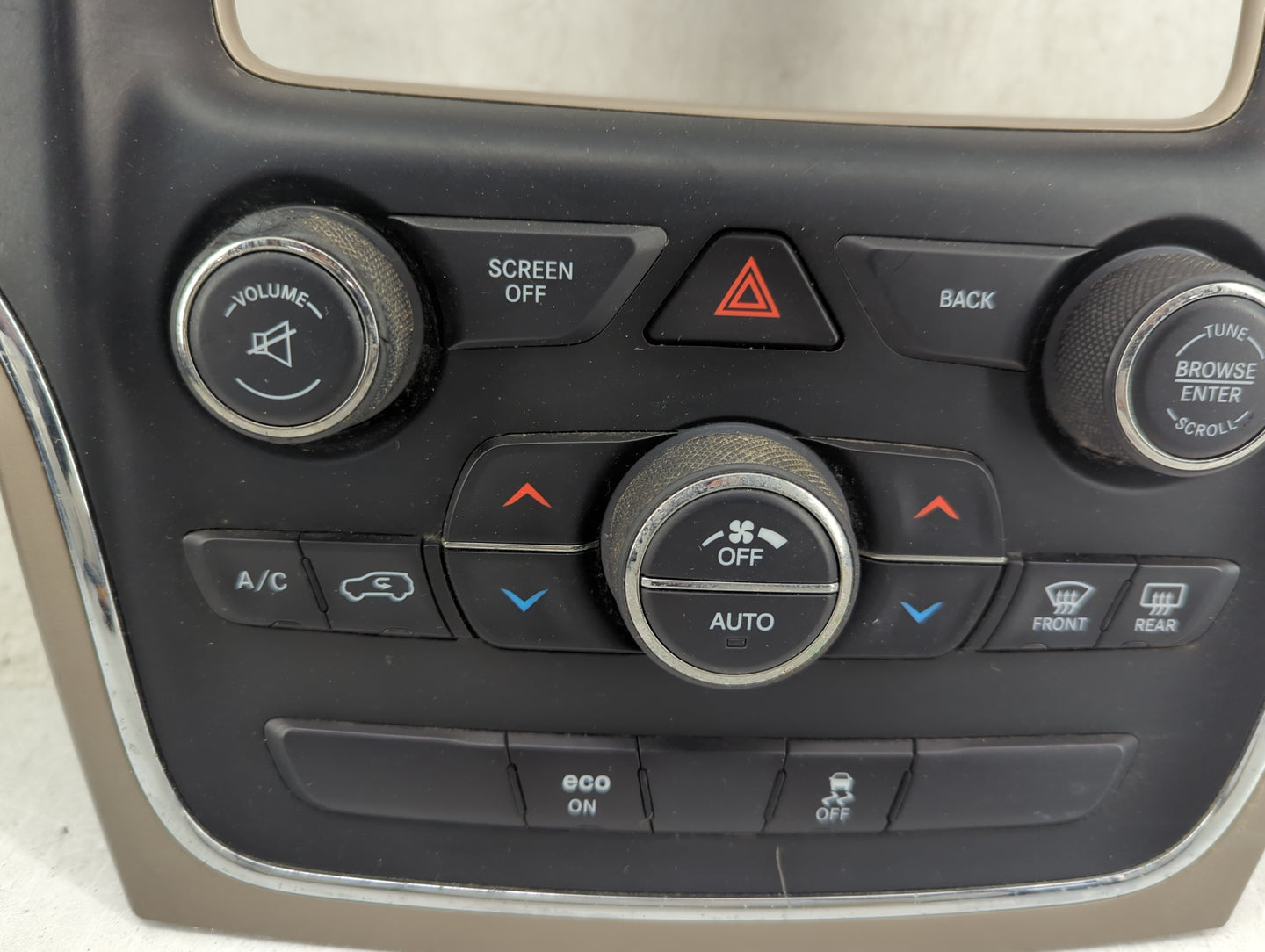 2014-2015 Jeep Grand Cherokee Climate Control Module Temperature AC/Heater Replacement Fits Fits 2014 2015 OEM Used Auto Par