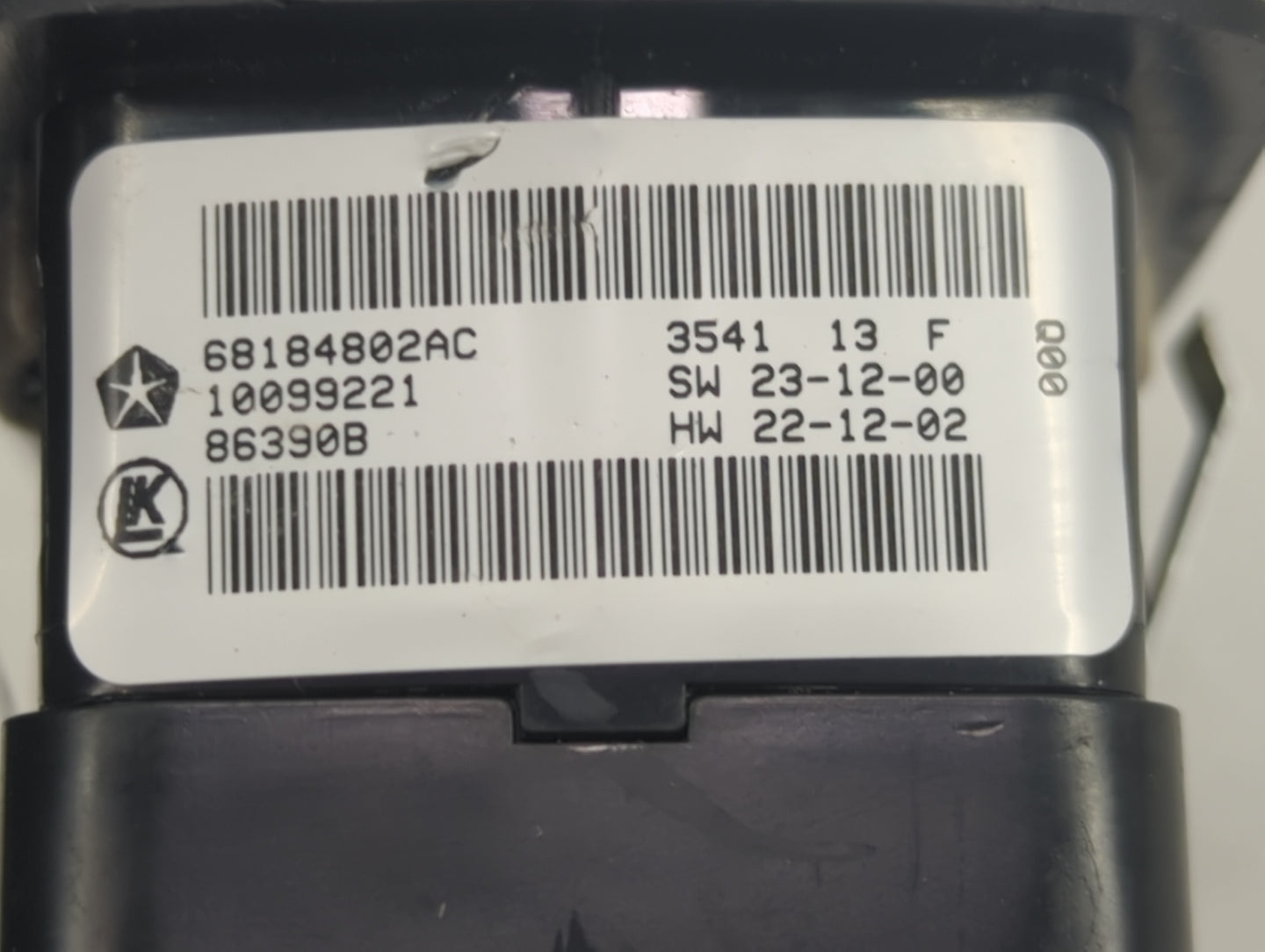 2014-2015 Jeep Grand Cherokee Master Power Window Switch Replacement Driver Side Left P/N:68184802AC 10099221 Fits Fits 2014