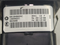 2014-2015 Jeep Grand Cherokee Master Power Window Switch Replacement Driver Side Left P/N:68184802AC 10099221 Fits Fits 2014
