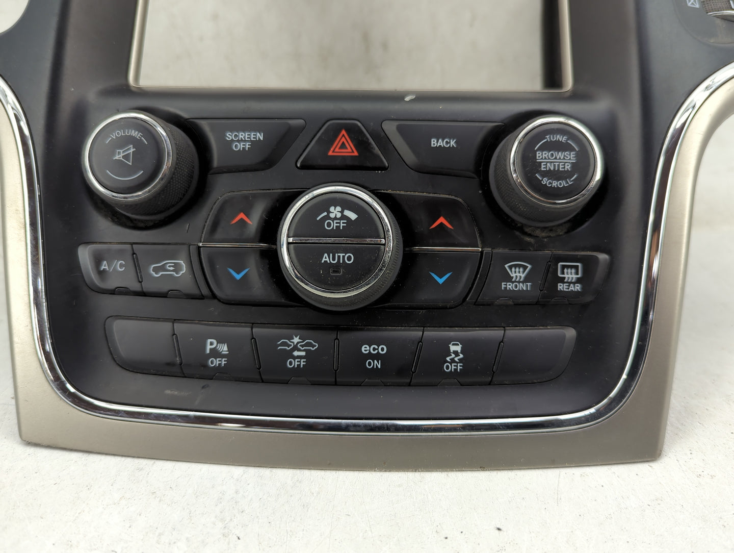 2014-2015 Jeep Grand Cherokee Climate Control Module Temperature AC/Heater Replacement P/N:P56054381AF 56054381AE Fits OEM U